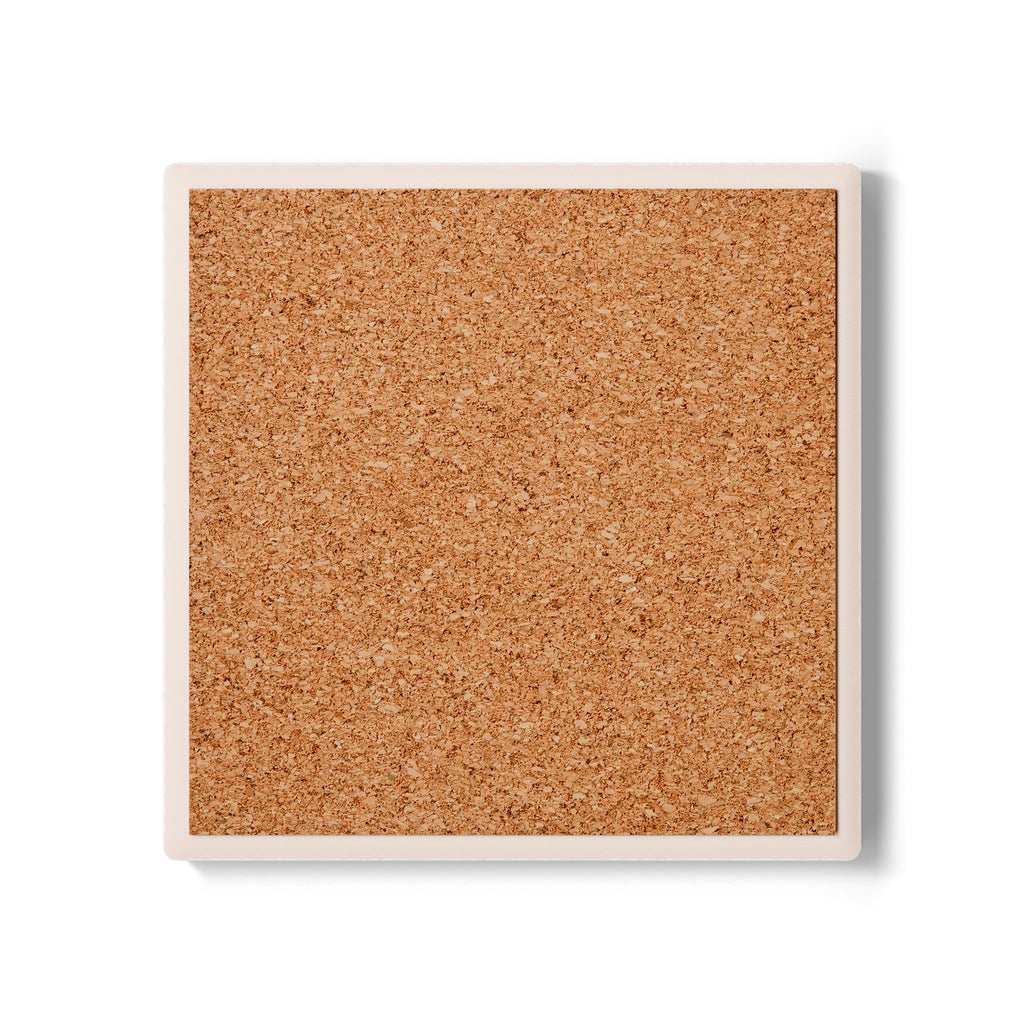 Ceramic Coaster — 'Inhale. Exhale. Give Yourself Grace' Sun Goddess Inspirational Drink Coaster