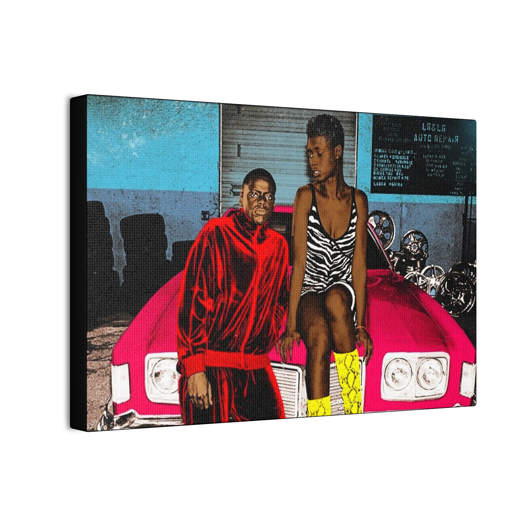 Queen & Slim Canvas Wall Art — Stretched 0.75"