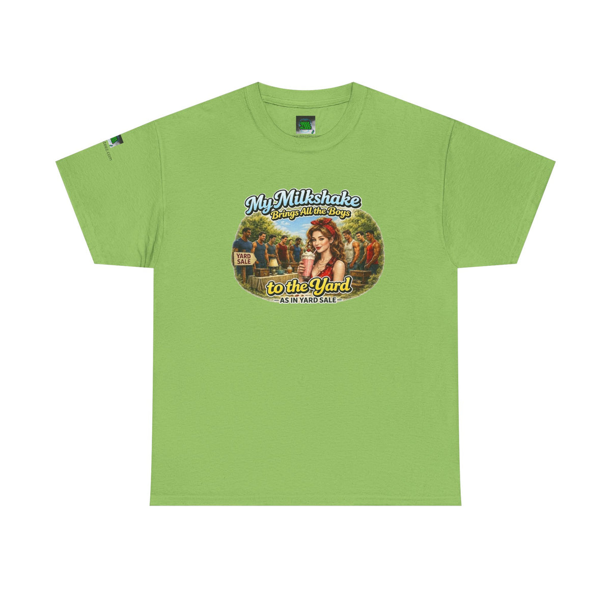 Vintage 'My Milkshake Brings All the Boys to the Yard' Graphic Tee