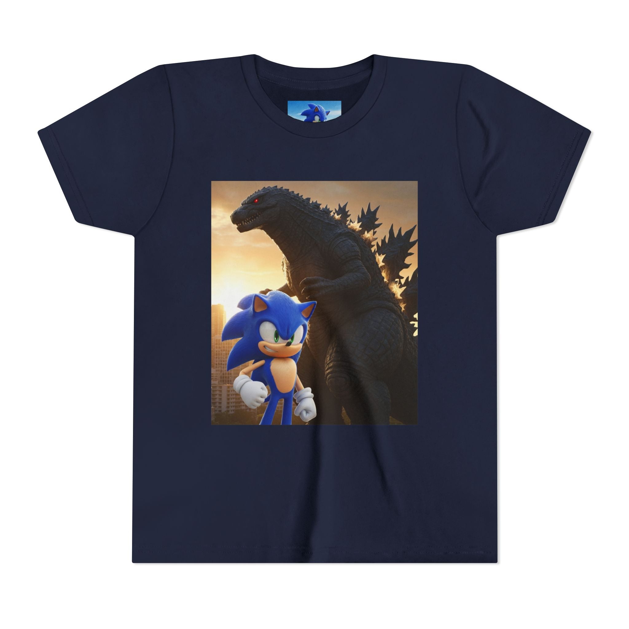 Youth Tee — Sonic & Mario vs. Monsters Movie Mashup