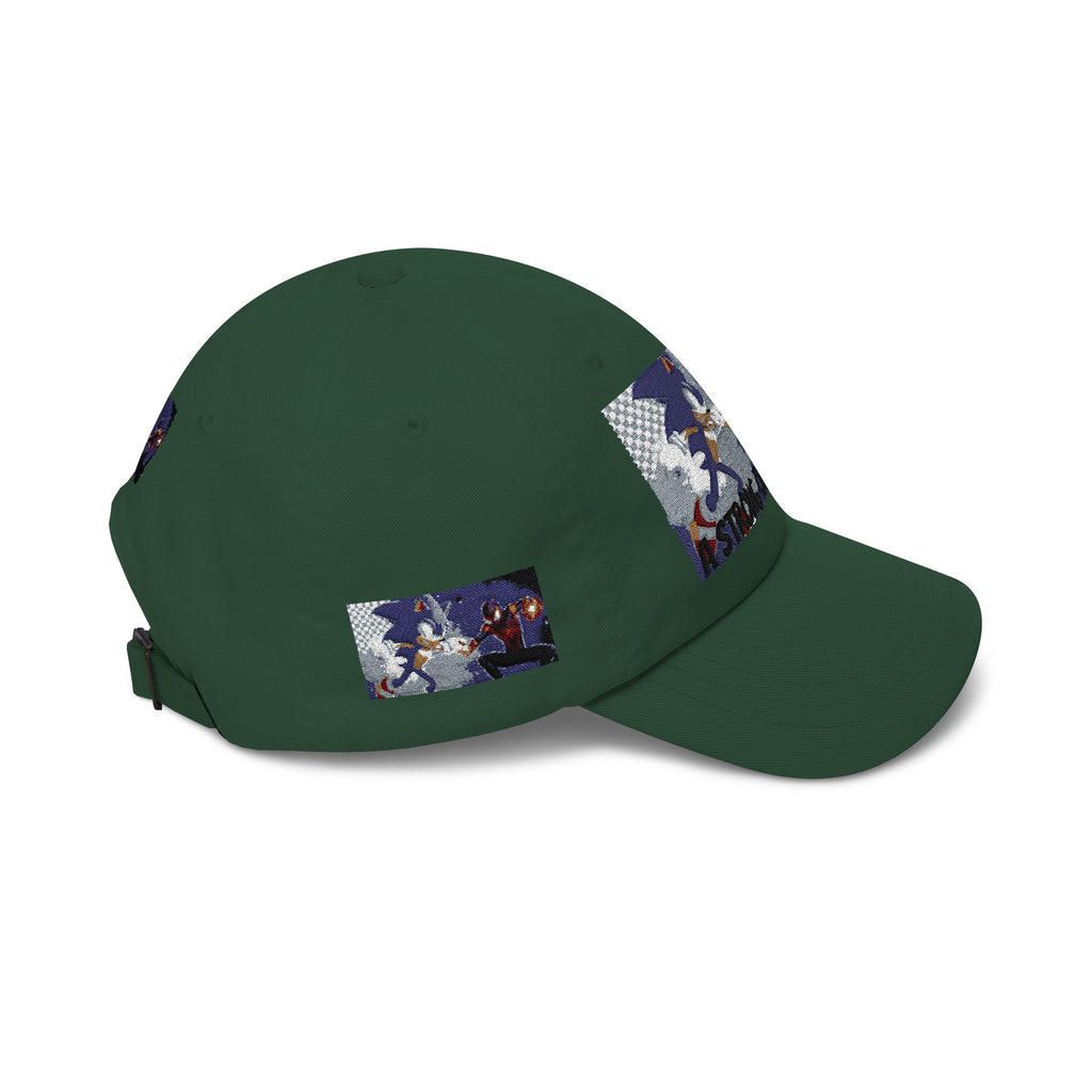 Sonic vs. Miles Morales Space Dad Cap — Youth Graphic Baseball Hat