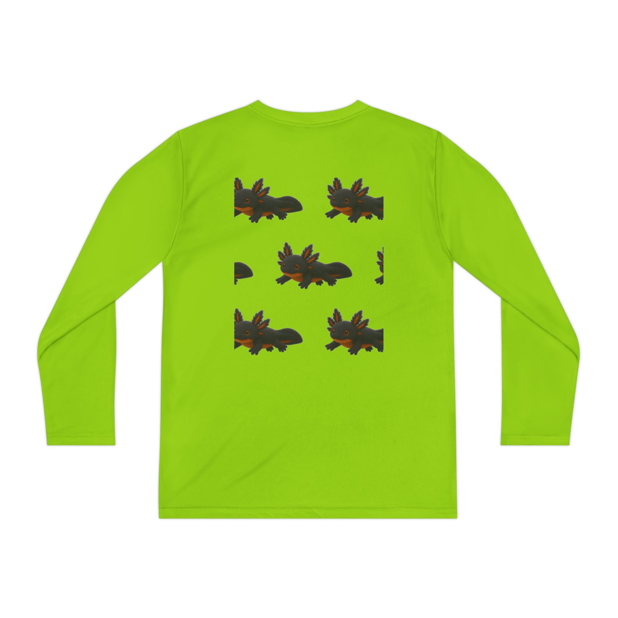 Axolotl Fun Facts Youth Long Sleeve Tee — "Water Salamander"