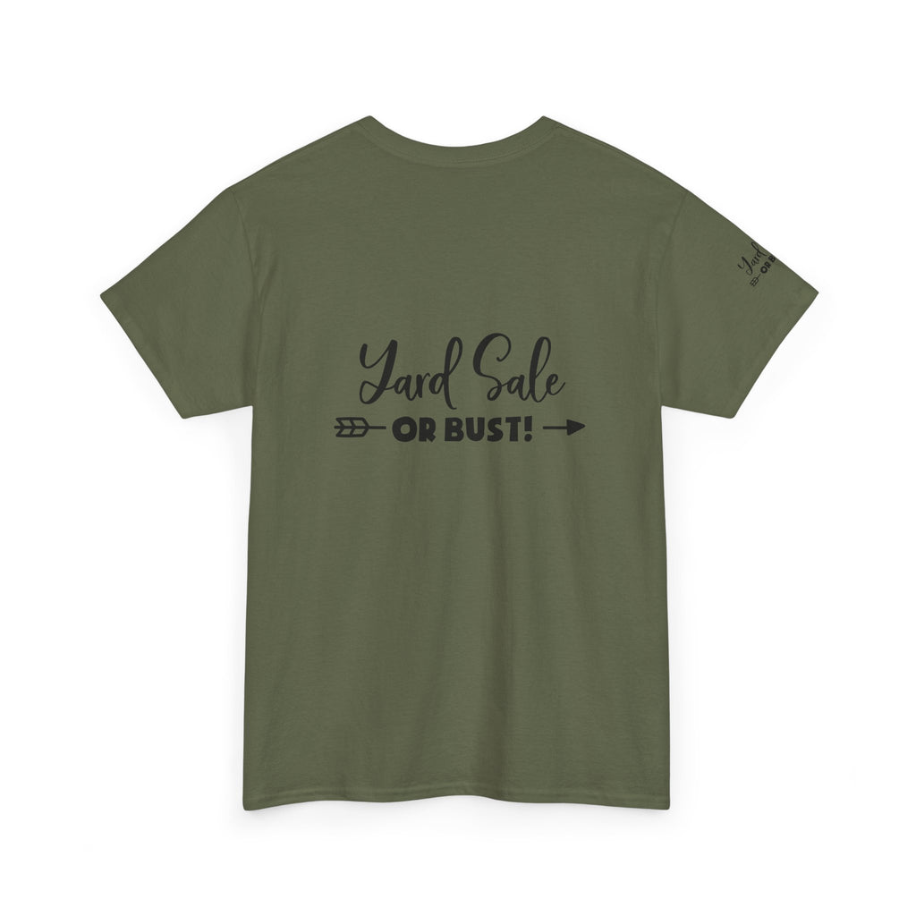 Unisex Heavy Cotton Tee Yard Sales OLD STUFF/ New Treasure