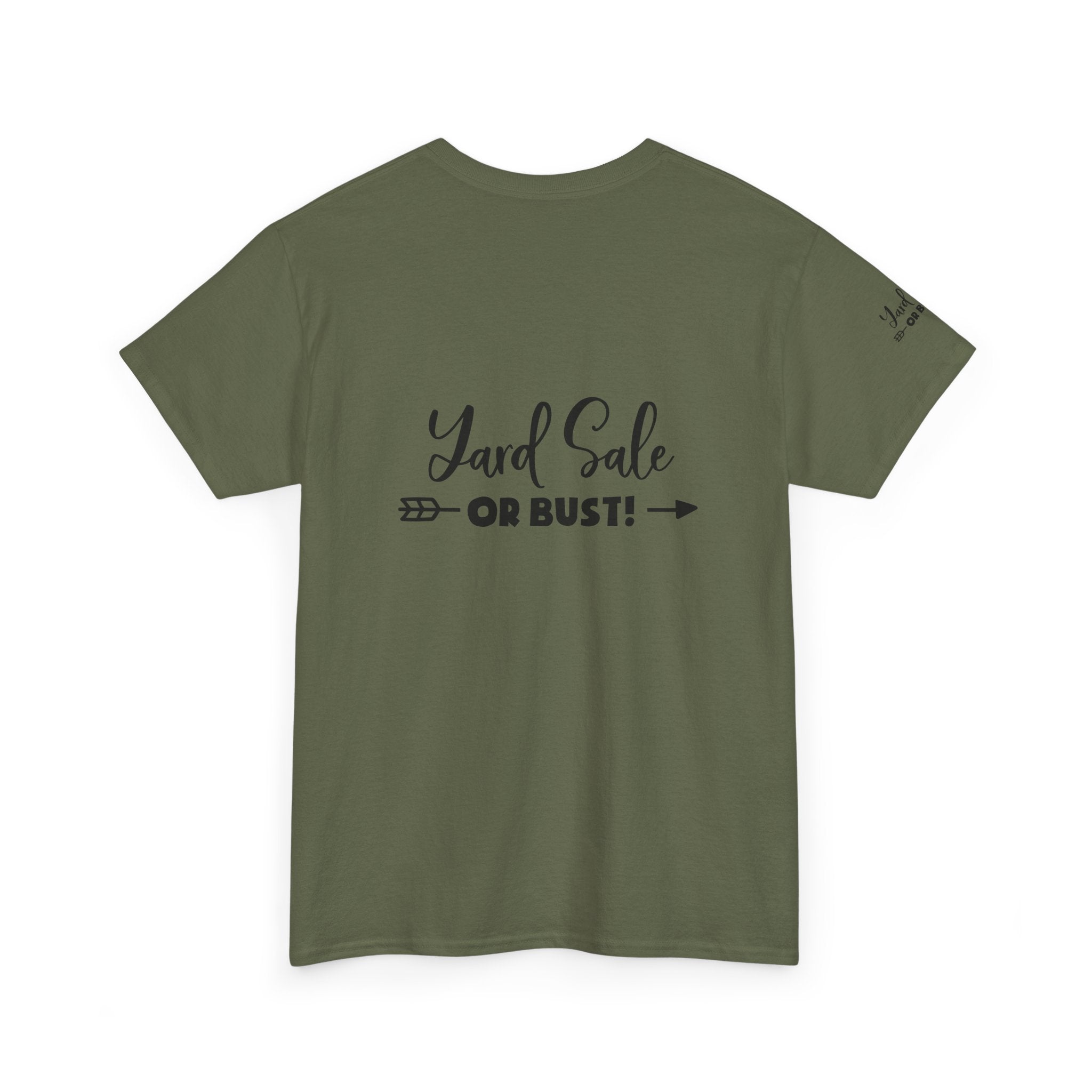 Unisex Heavy Cotton Tee Yard Sales OLD STUFF/ New Treasure
