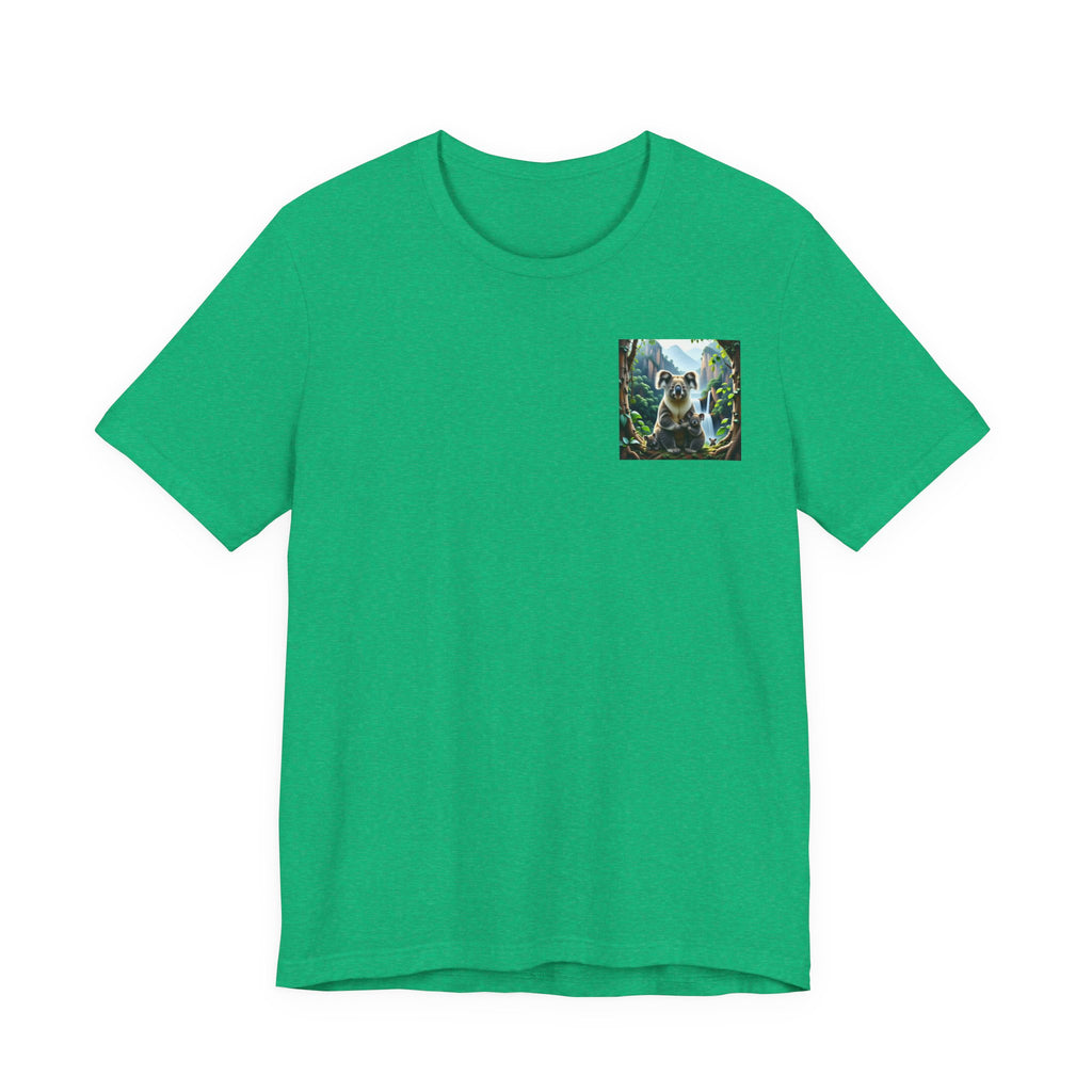 Koala Pocket Tee – Cute Wildlife Graphic Short Sleeve Shirt