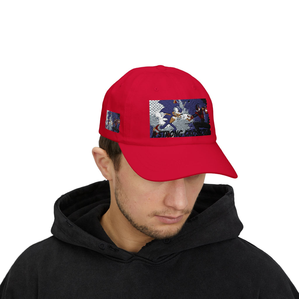 Sonic vs. Miles Morales Space Dad Cap — Youth Graphic Baseball Hat