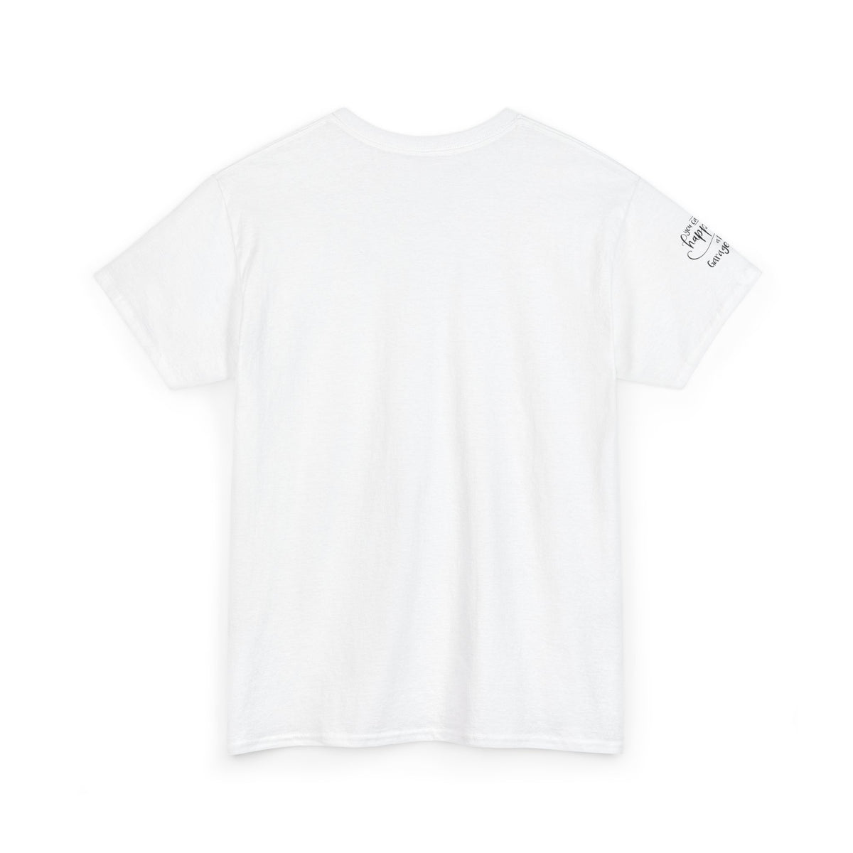 T-Shirt — "Apparently I Love Yard Sales" Minimal Ocean Watercolor Pocket w Sleeve Love