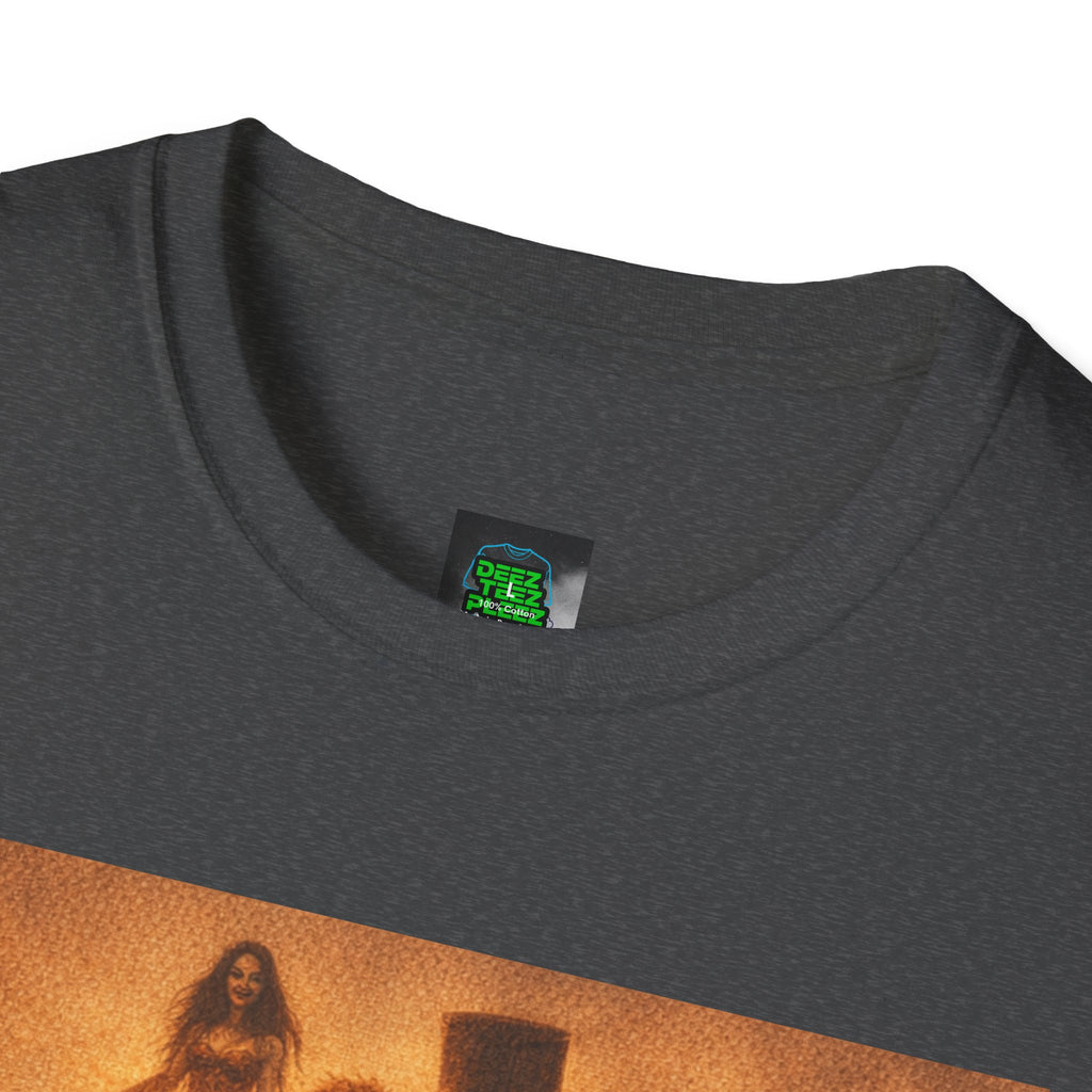 Horror Icons Halloween T-Shirt – Retro Slasher Movie Collage