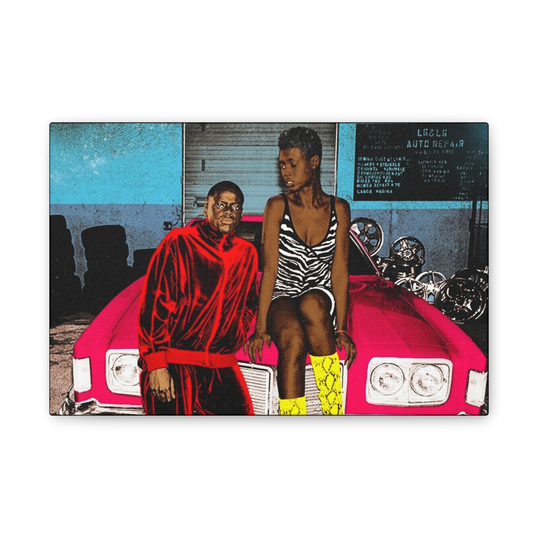 Queen & Slim Canvas Wall Art — Stretched 0.75"