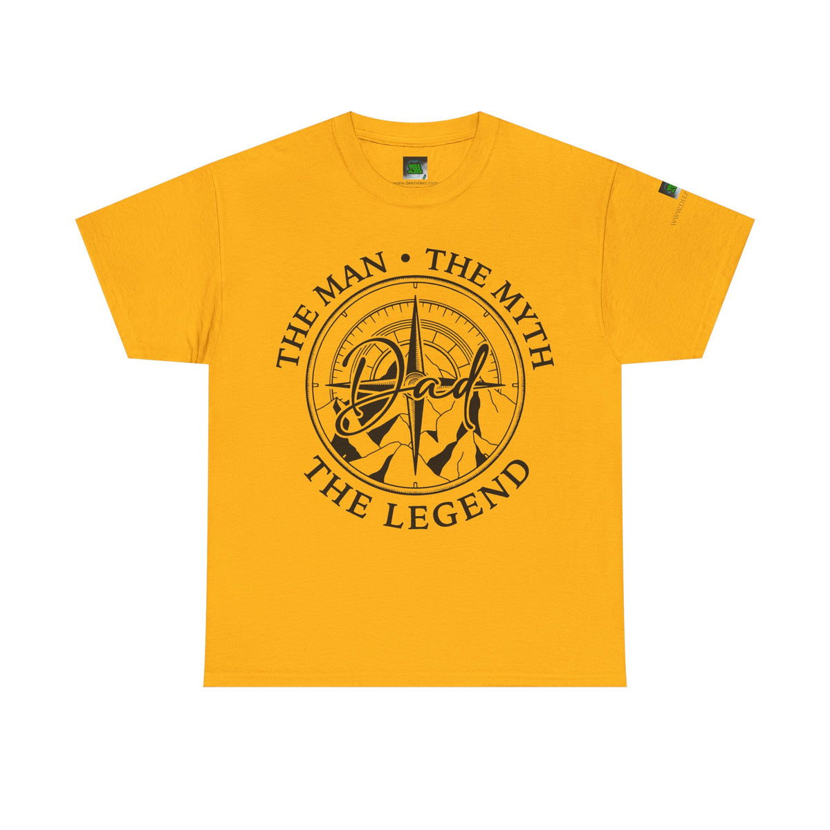 Dad Badge T-Shirt — "The Man • The Myth • The Legend" Vintage Tee