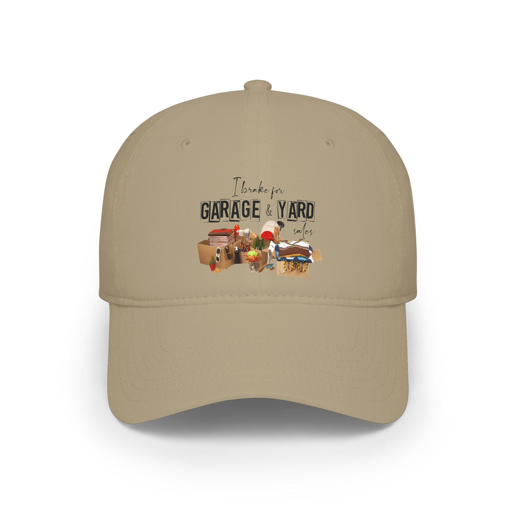 Low Profile Baseball Cap - I Love Garage & Yard Sale Vintage Market Design