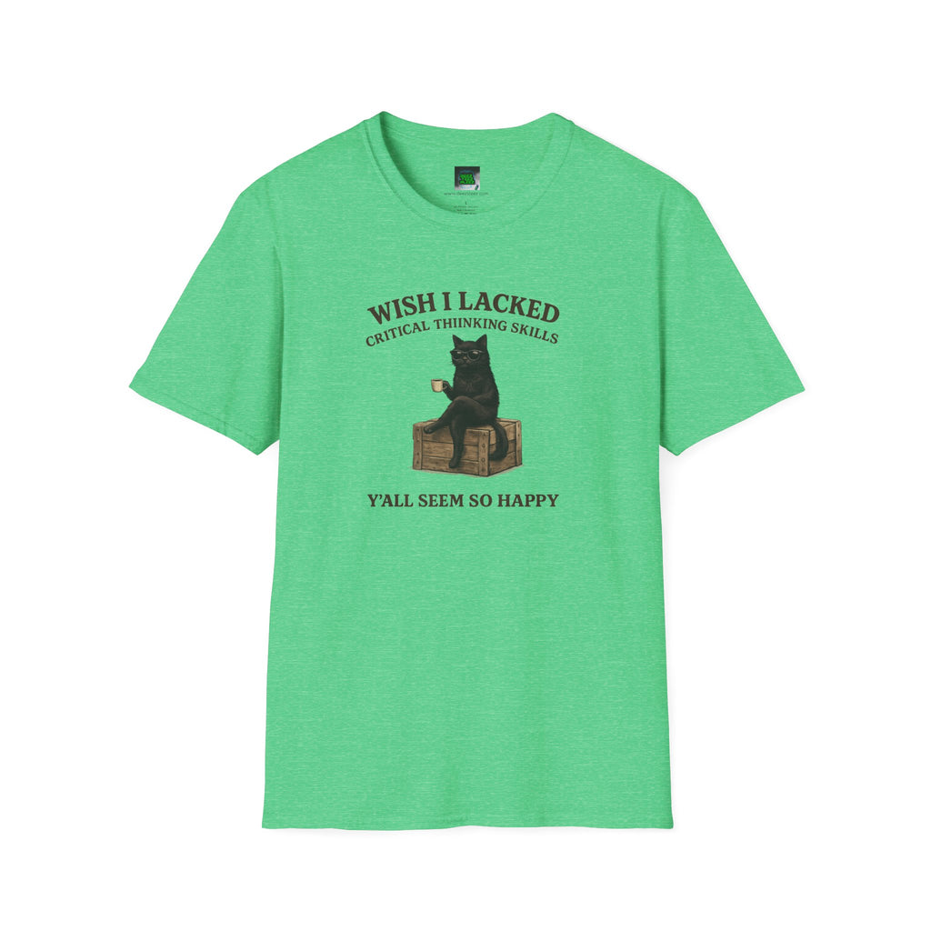 Unisex Softstyle T-Shirt "I Wish Cool Cat"