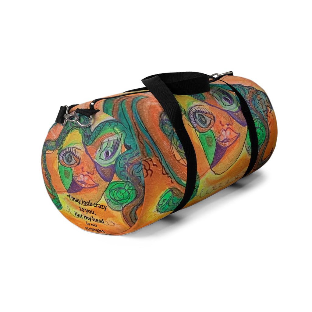Pause 11 'My Head Is On Straight' Duffel Bag – Weekend Getaway Travel Bag