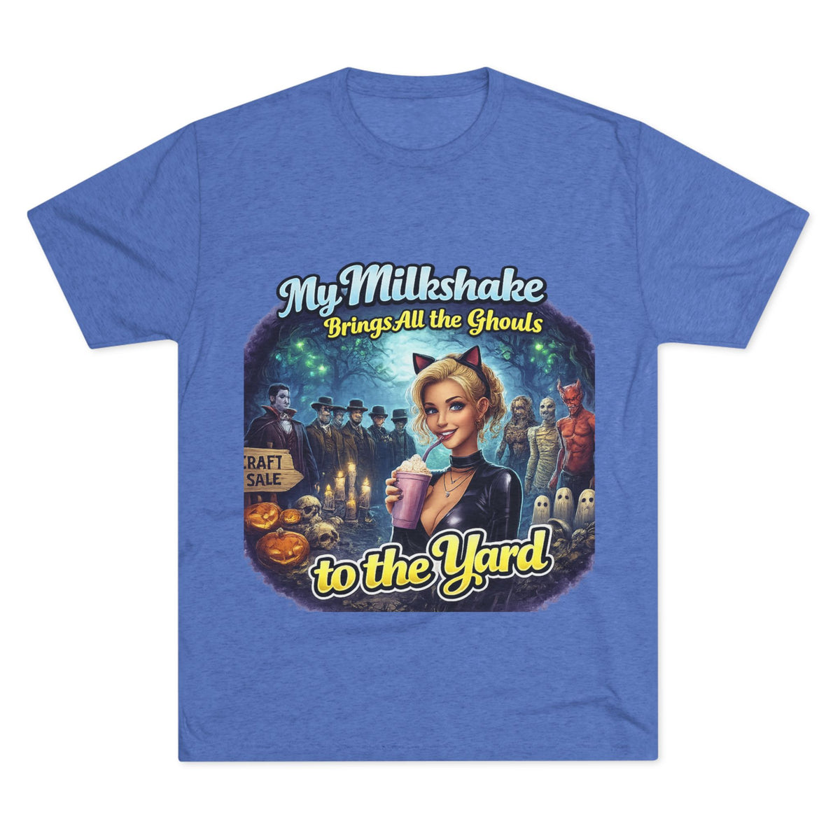 My Milkshake Brings All the Ghouls to the Yard Halloween Tee