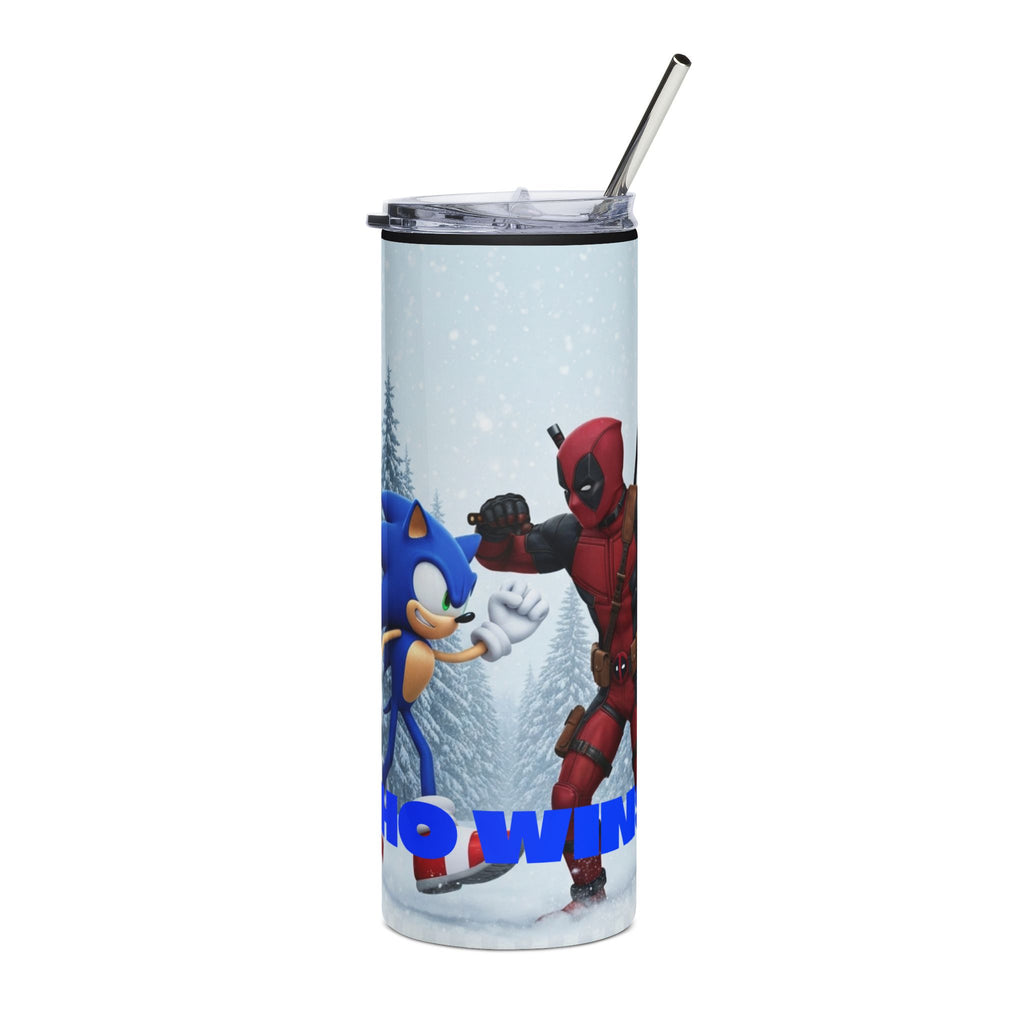 Sonic & Deadpool Inspired 20oz Stainless Steel Tumbler
