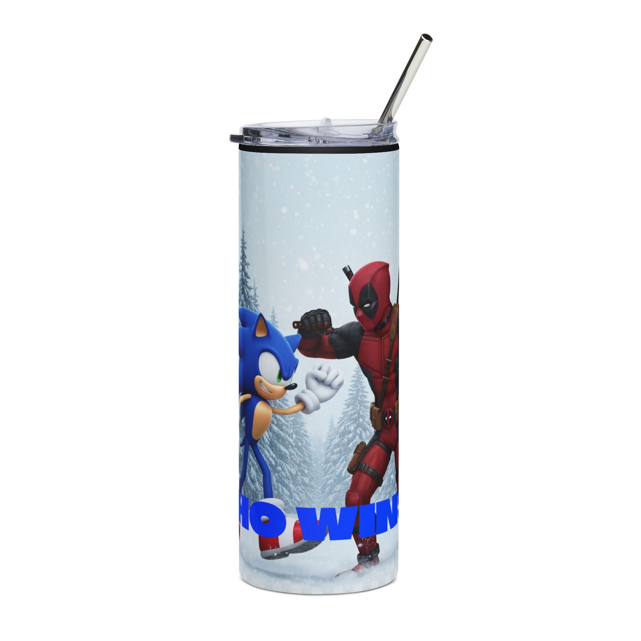 Sonic & Deadpool Inspired 20oz Stainless Steel Tumbler