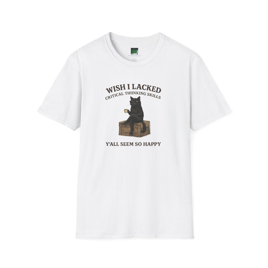 Unisex Softstyle T-Shirt "I Wish Cool Cat"