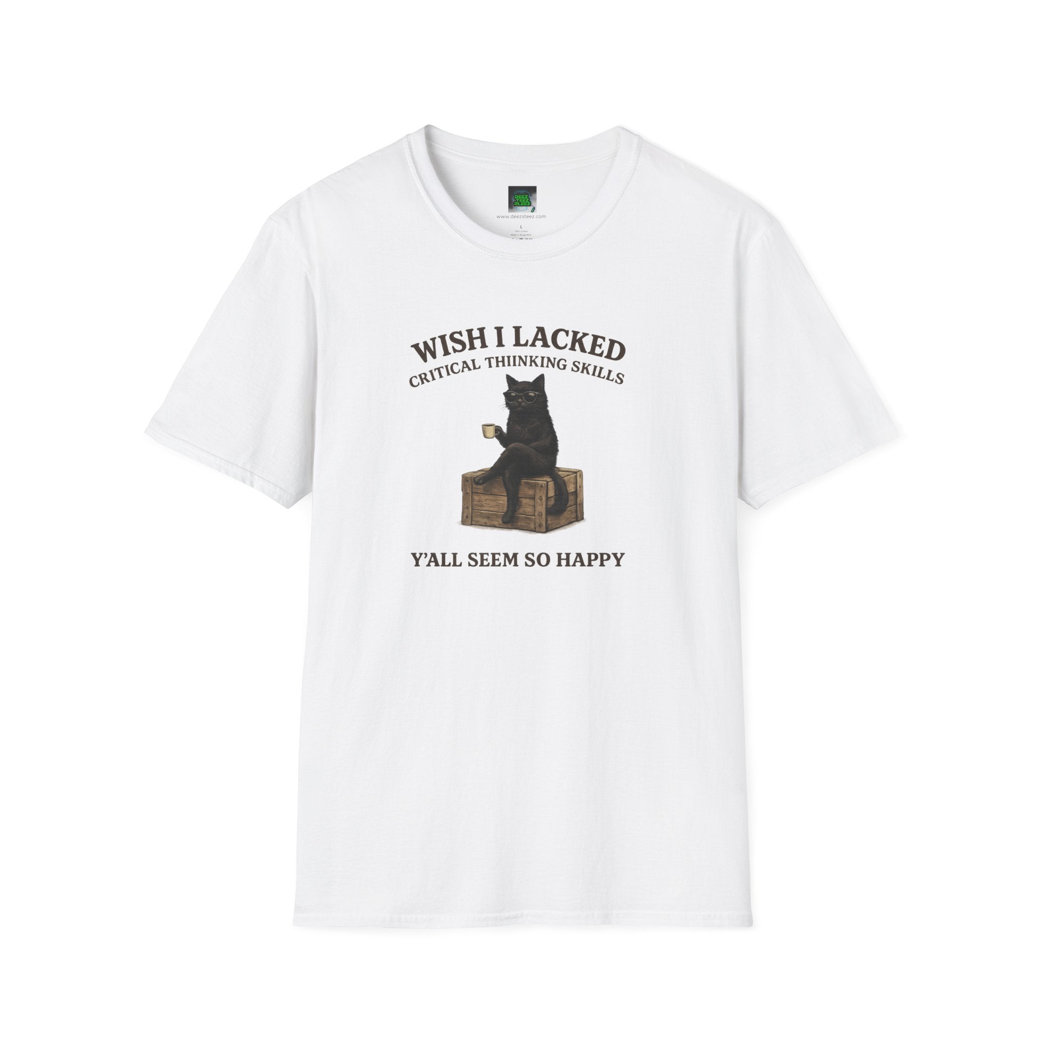 Unisex Softstyle T-Shirt "I Wish Cool Cat"