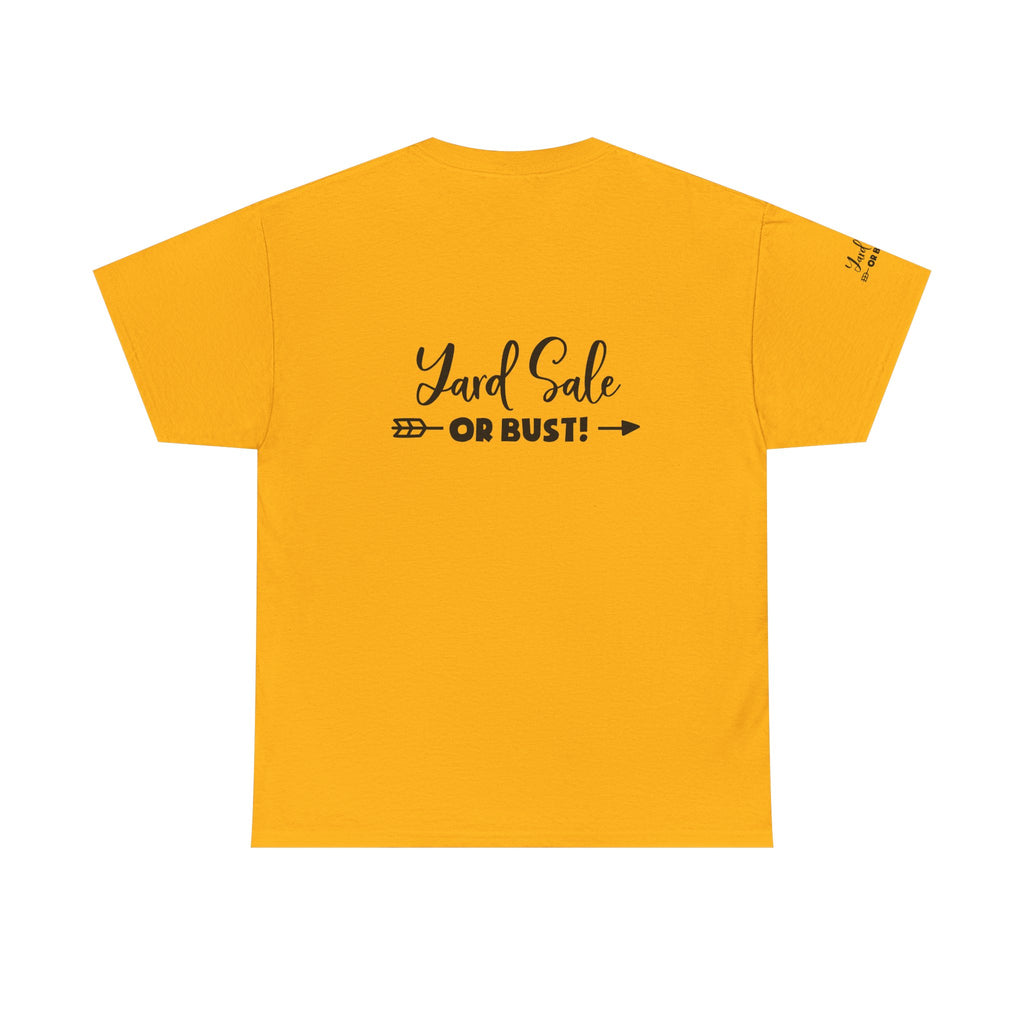Unisex Heavy Cotton Tee Yard Sales OLD STUFF/ New Treasure