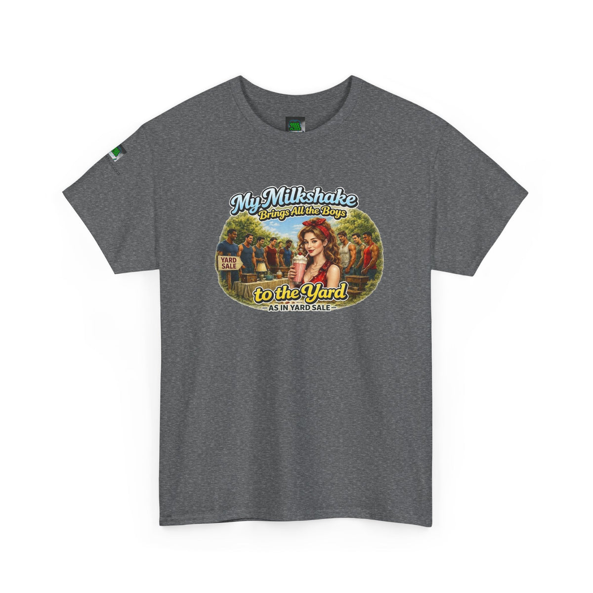 Vintage 'My Milkshake Brings All the Boys to the Yard' Graphic Tee