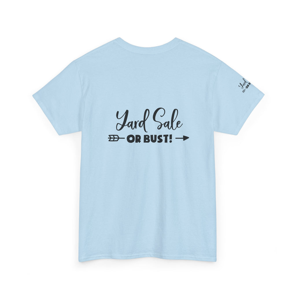 Unisex Heavy Cotton Tee Yard Sales OLD STUFF/ New Treasure