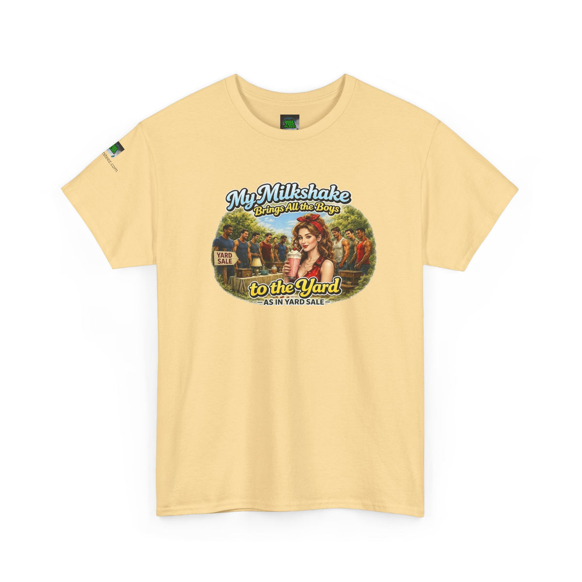 Vintage 'My Milkshake Brings All the Boys to the Yard' Graphic Tee