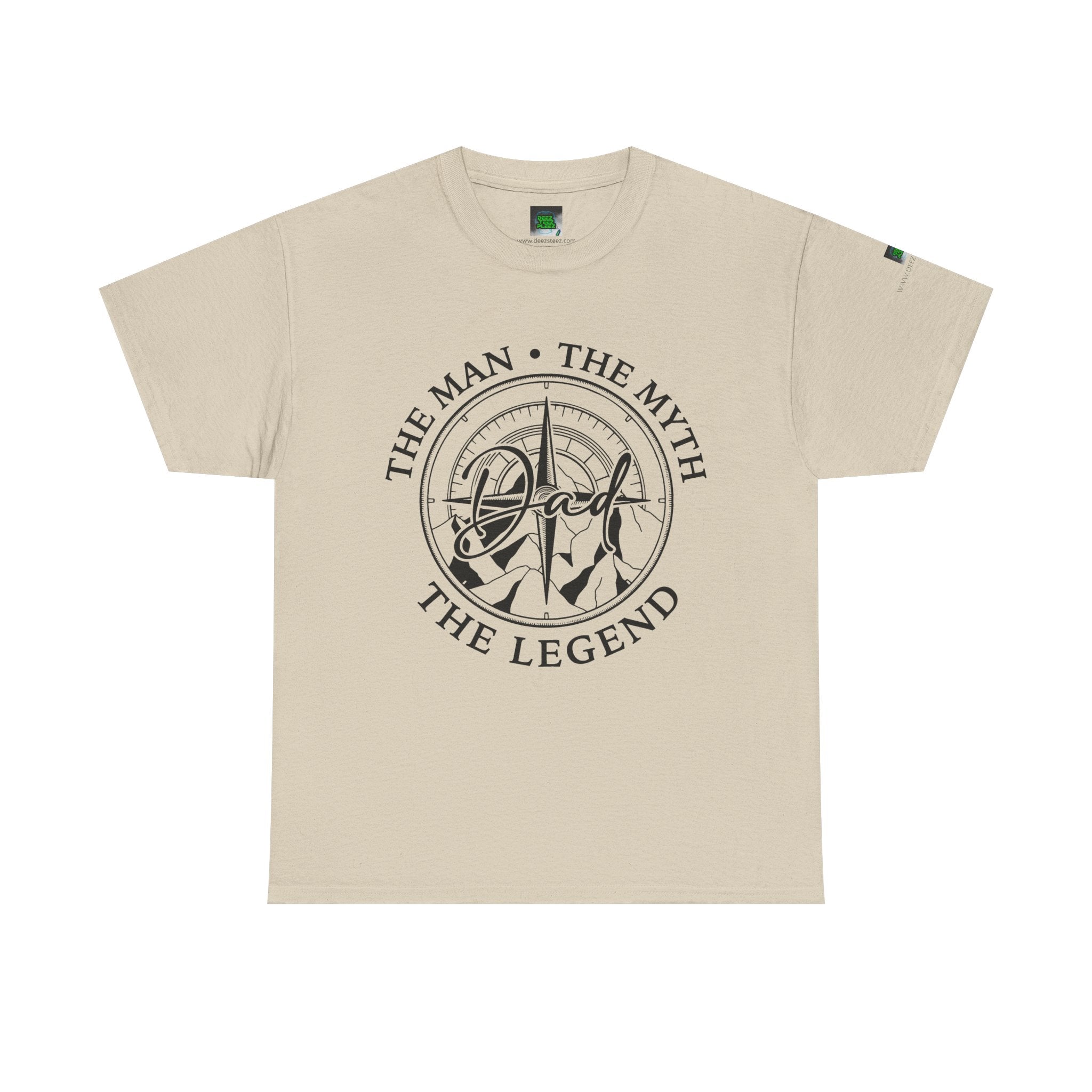 Dad Badge T-Shirt — "The Man • The Myth • The Legend" Vintage Tee