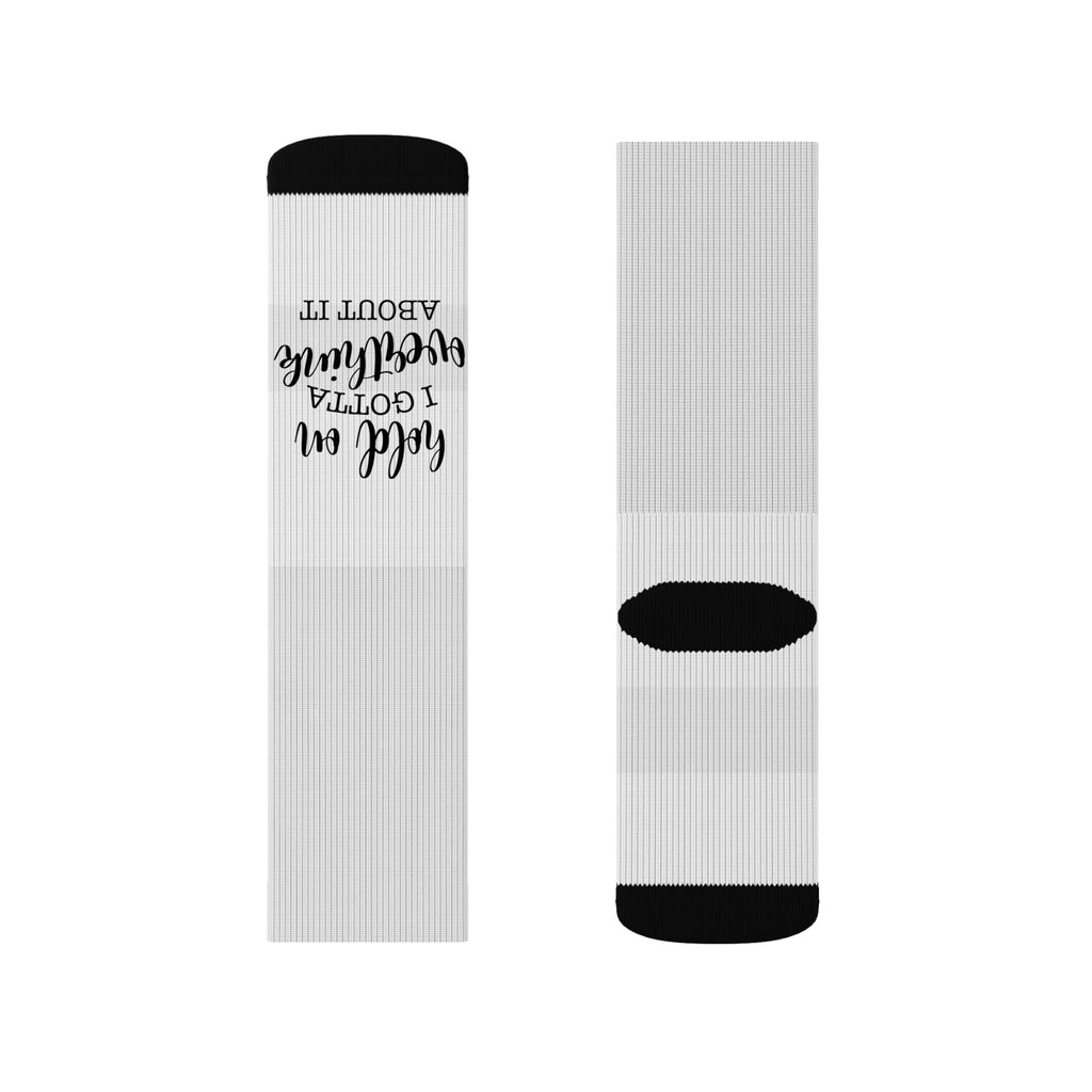 Personalized Photo Sublimation Socks — Custom Memory Photo Crew Socks