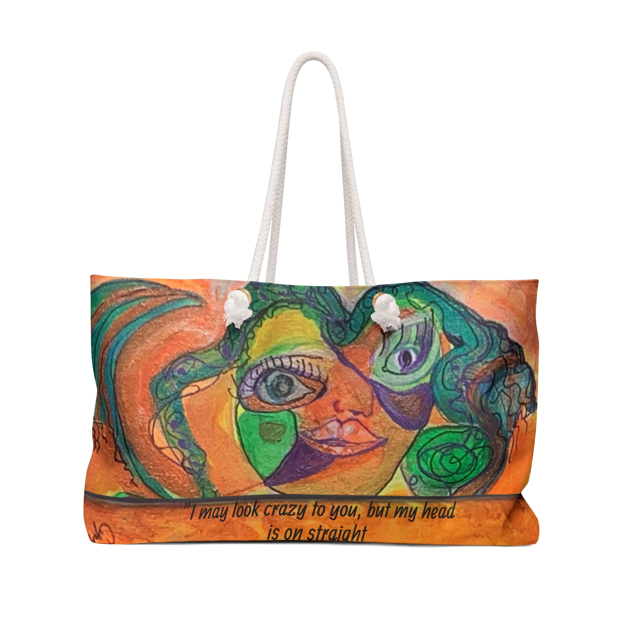 Straight Head Weekender Bag — Classic Travel Duffle