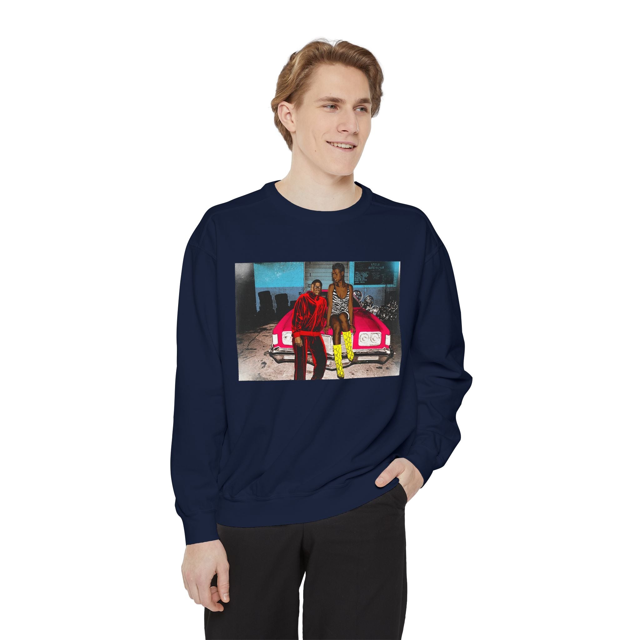 Unisex Sweatshirt - A uniquely urban vibe, reminisce and enjoy- Qu$en & Slim. Thee slept-on, quintessential classic.