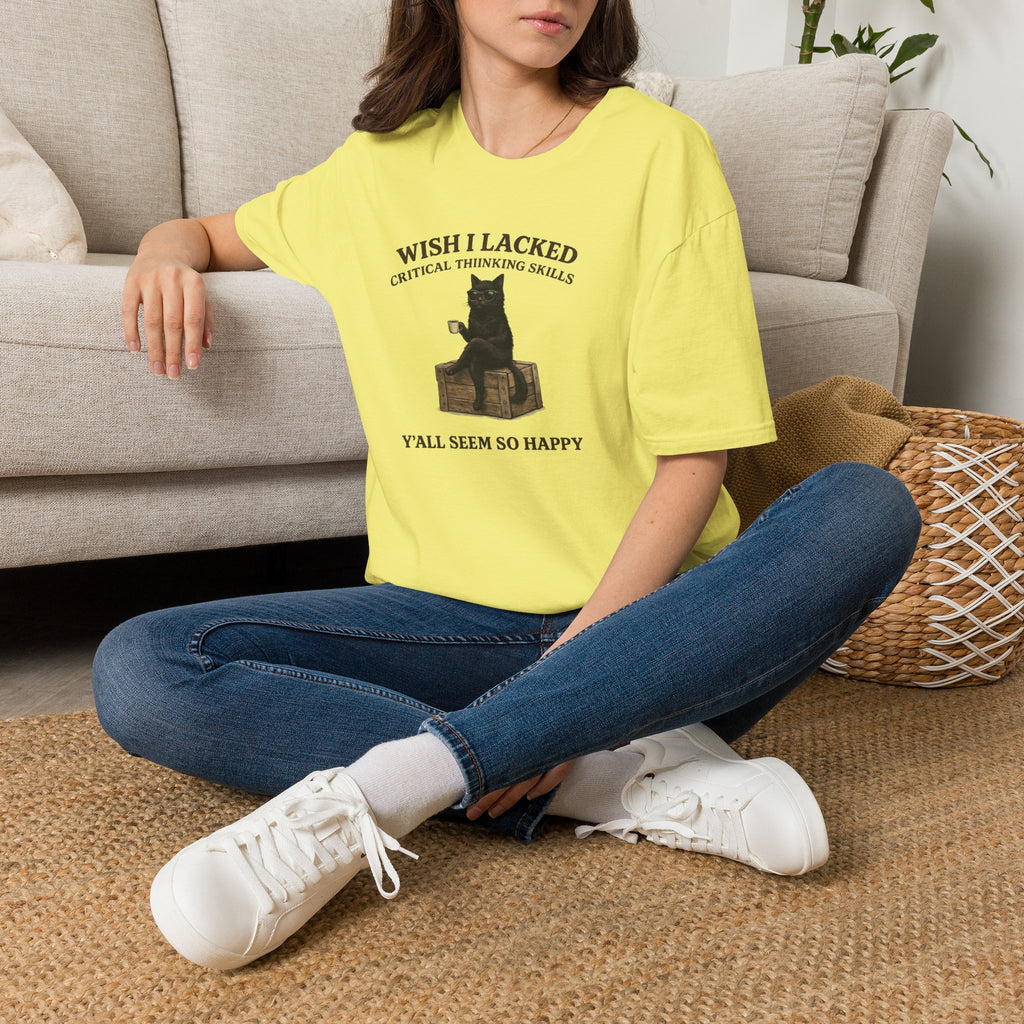 Unisex Softstyle T-Shirt "I Wish Cool Cat"