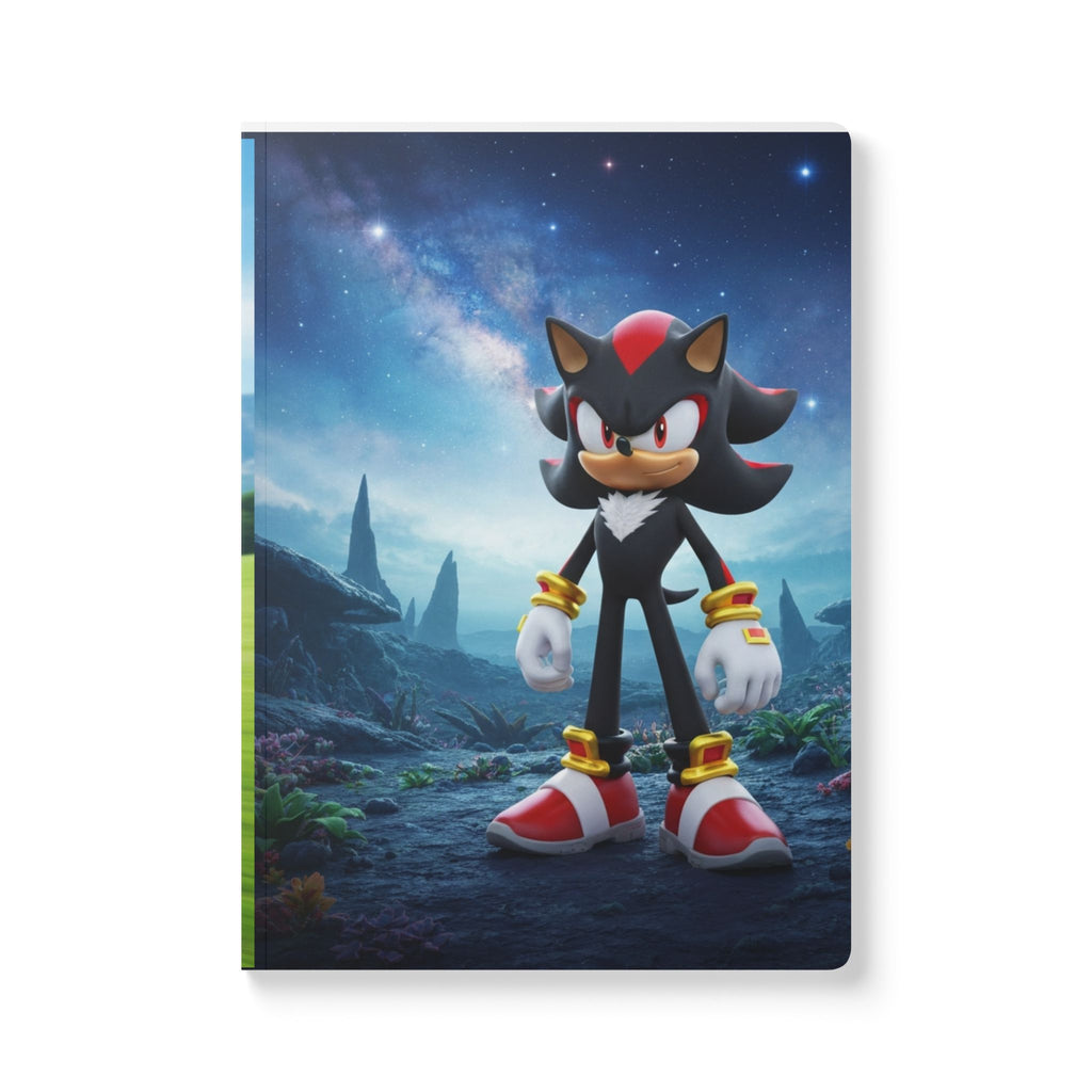 Sonic & Shadow Softcover Journal — Illustrated Movie Art Notebook