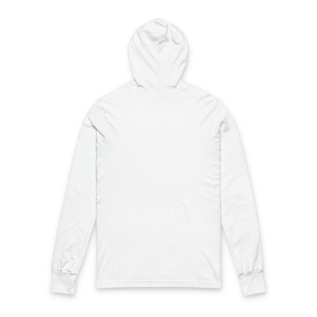 Nebula City Hooded Long Sleeve Tee — Painted Sky Cyberpunk Graphic