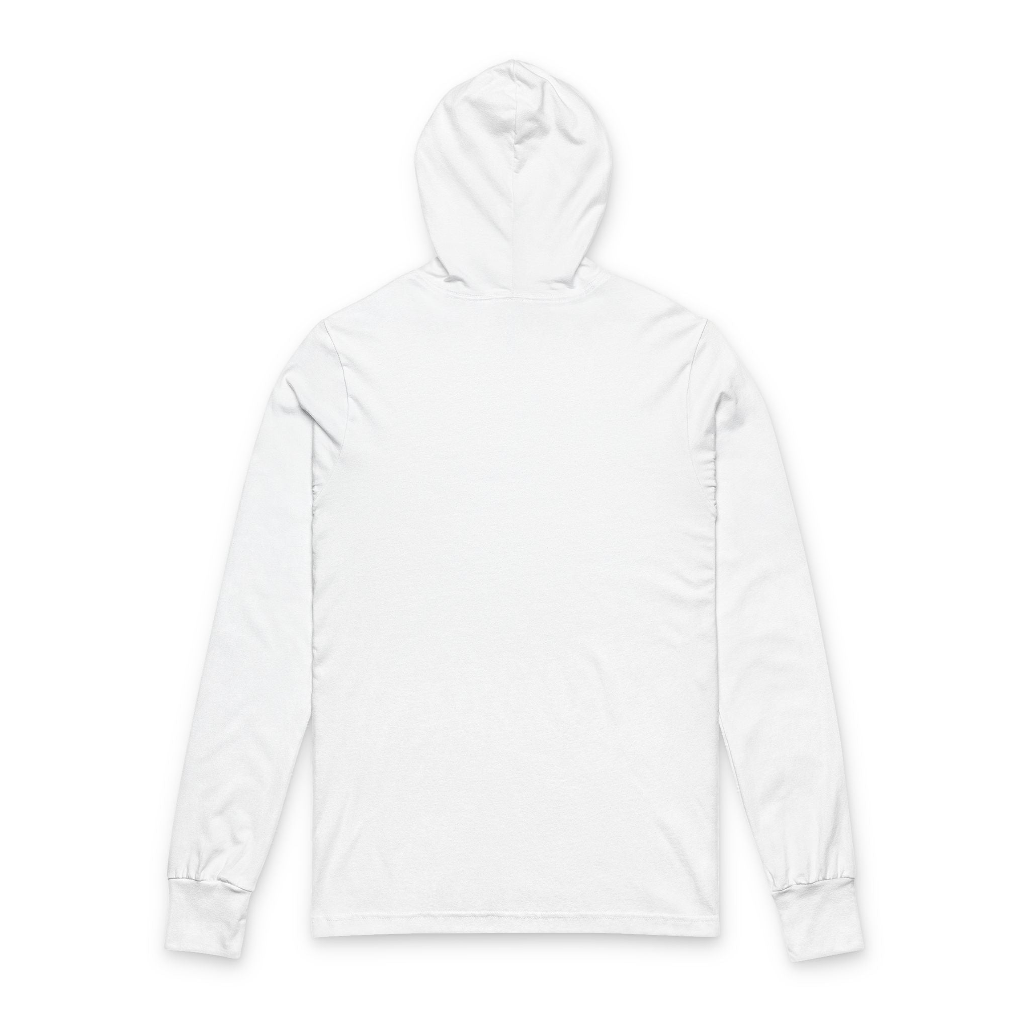 Nebula City Hooded Long Sleeve Tee — Painted Sky Cyberpunk Graphic
