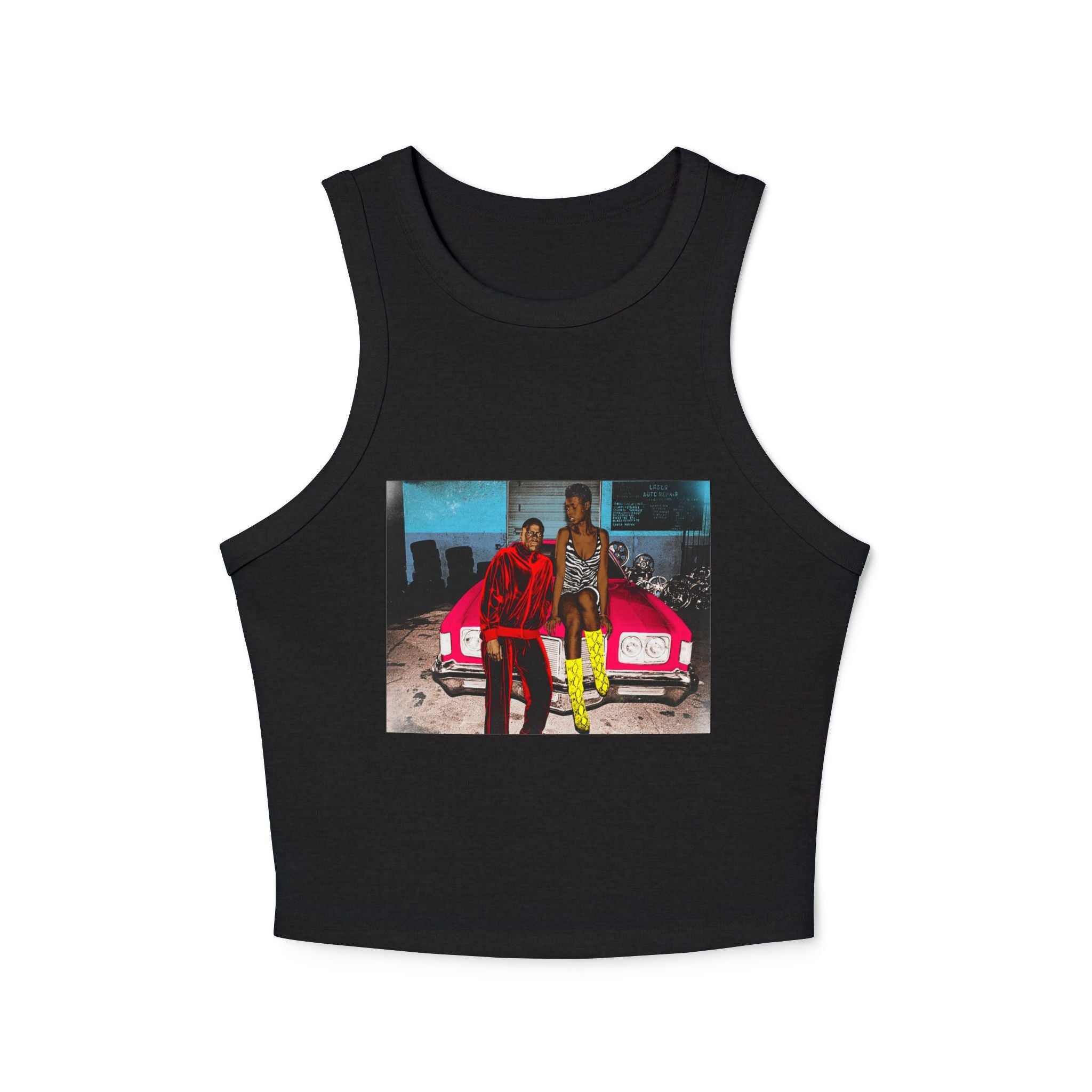 Urban Racer Tank Top —  Que$N and Slim Crop Tank