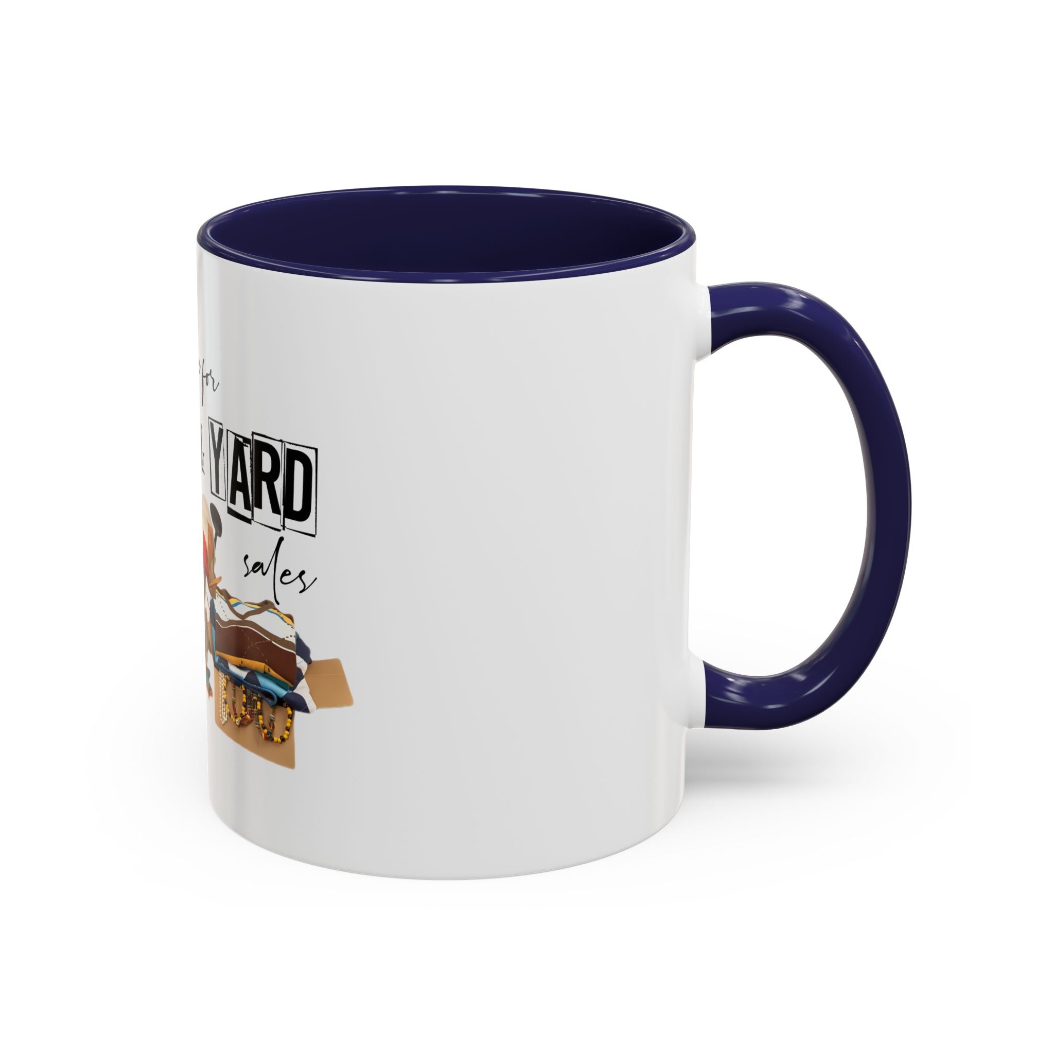 Garage & Yard Sale Coffee Mug — "I Brake for Garage & Yard Sales" Accent Mug