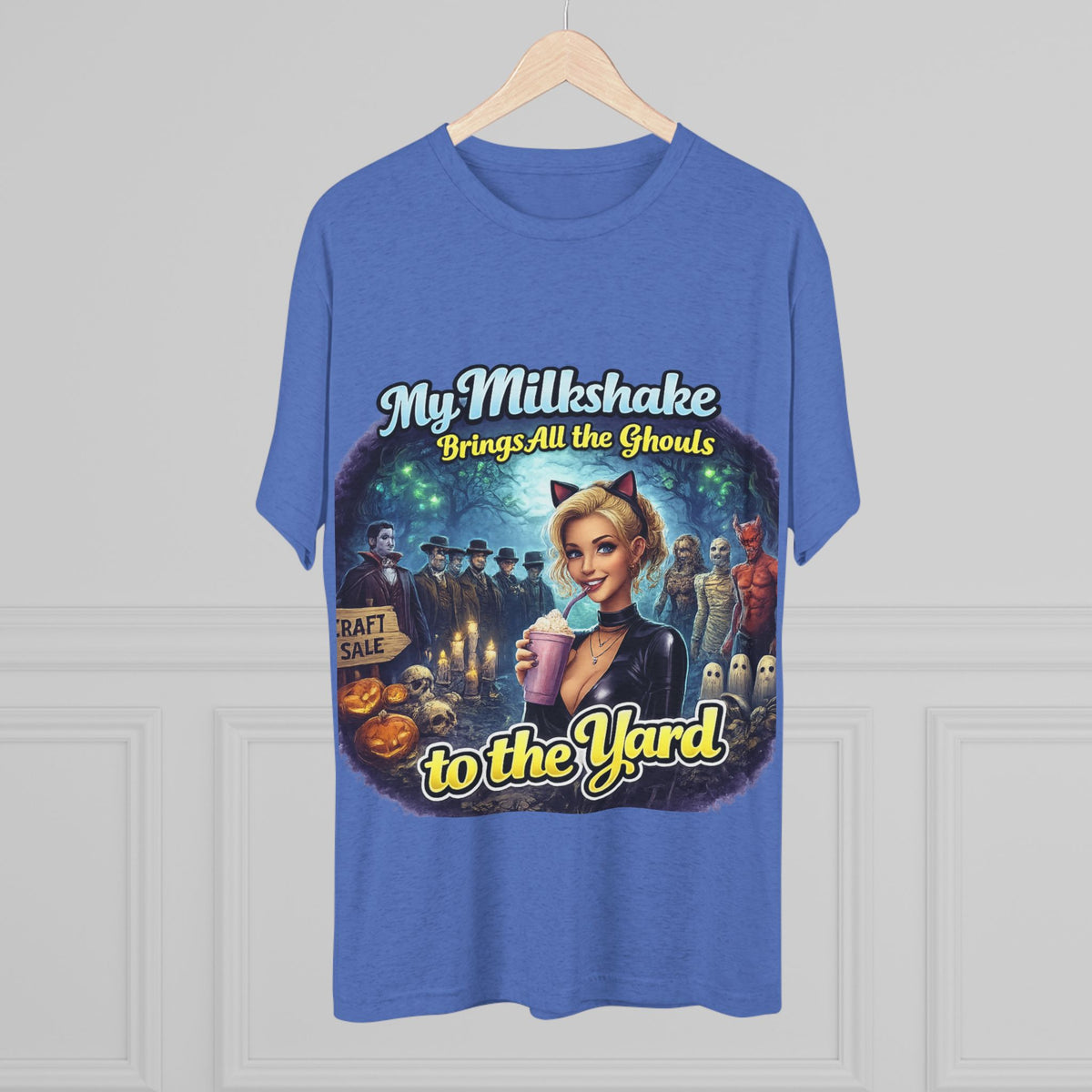 My Milkshake Brings All the Ghouls to the Yard Halloween Tee