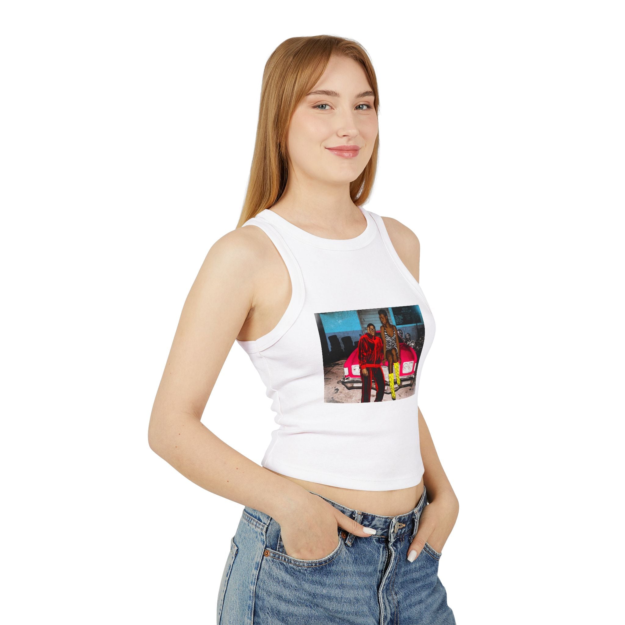 Urban Racer Tank Top —  Que$N and Slim Crop Tank