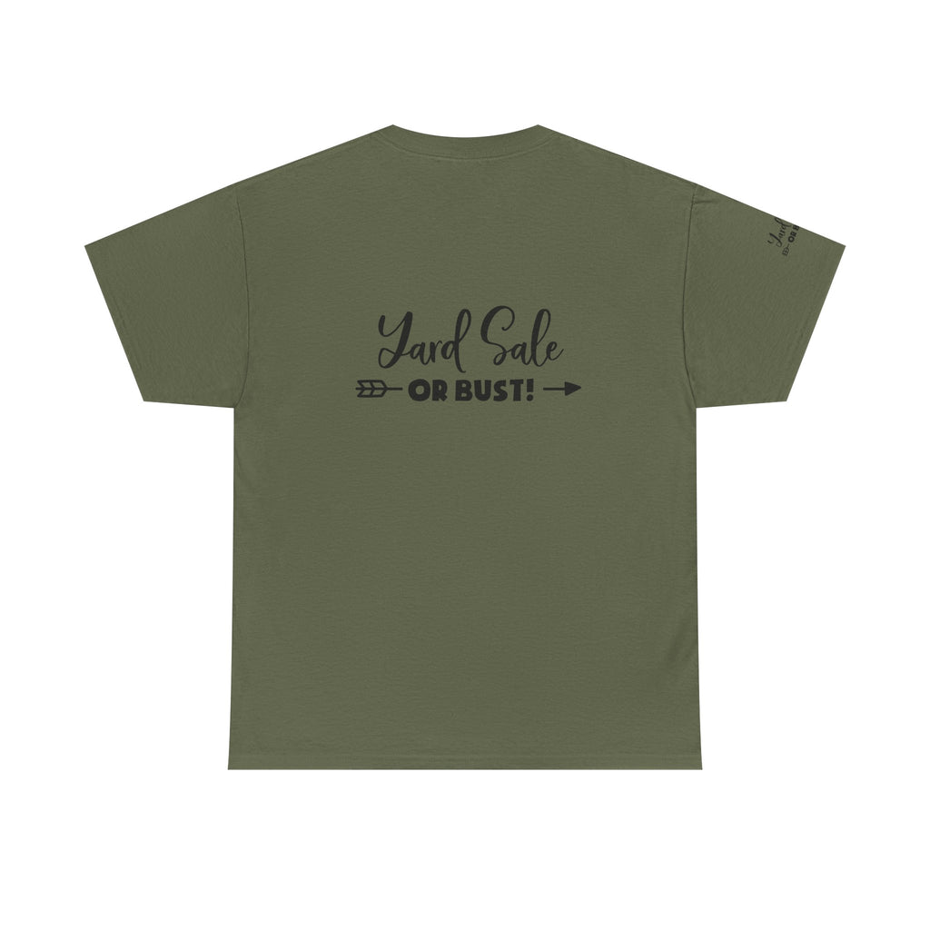 Unisex Heavy Cotton Tee Yard Sales OLD STUFF/ New Treasure