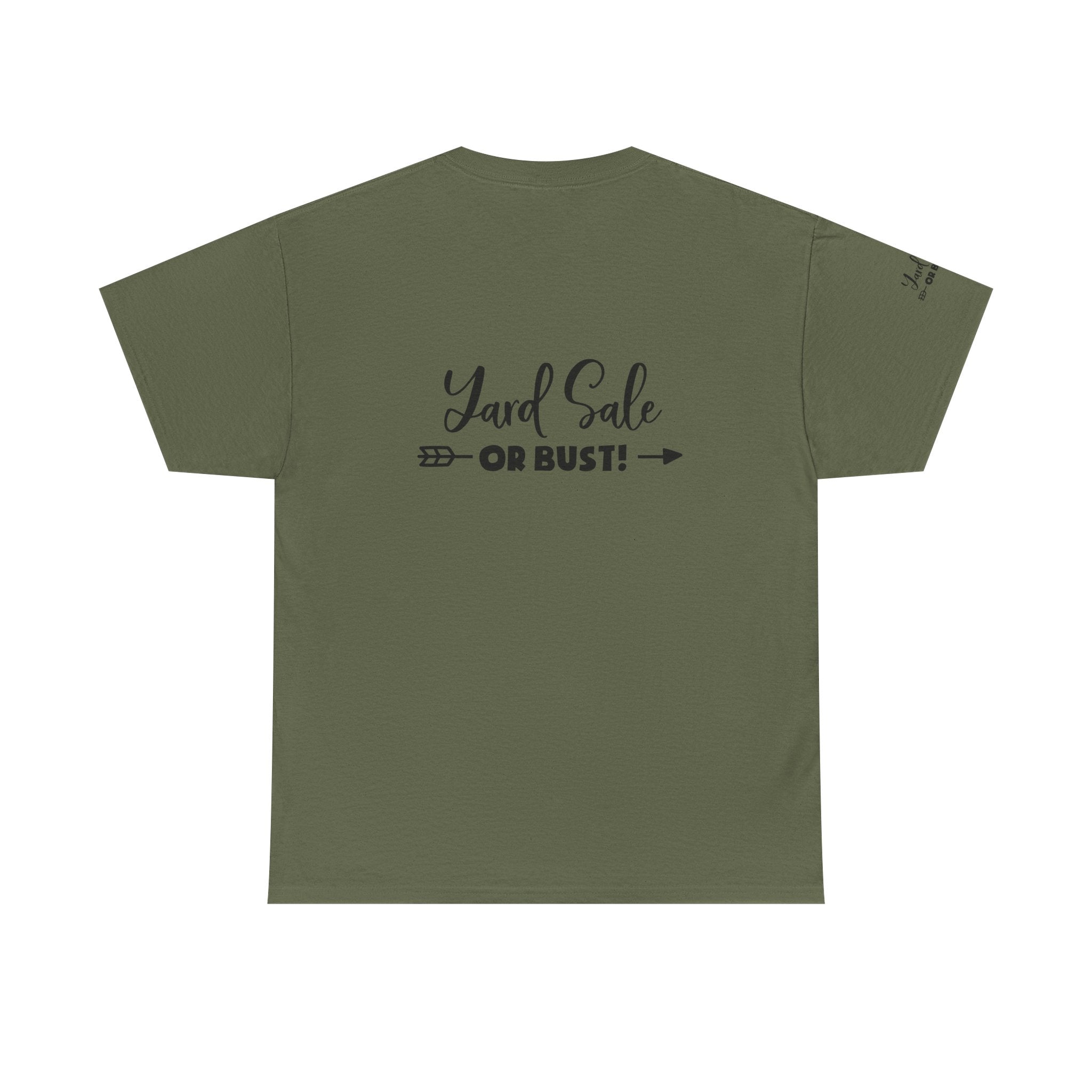 Unisex Heavy Cotton Tee Yard Sales OLD STUFF/ New Treasure