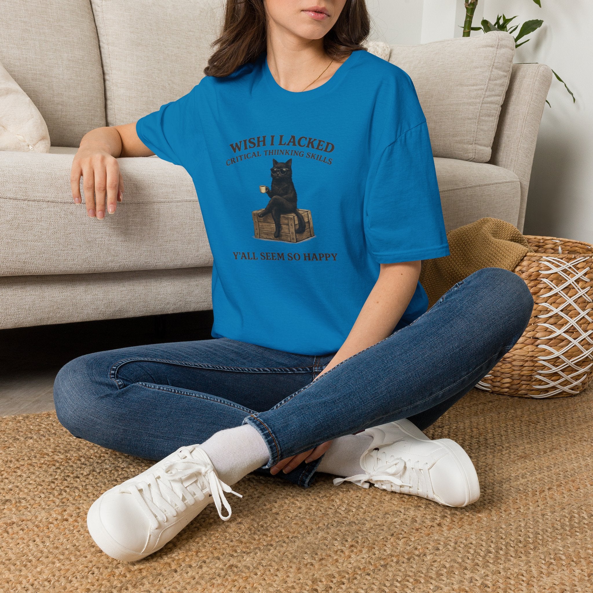 Unisex Softstyle T-Shirt "I Wish Cool Cat"