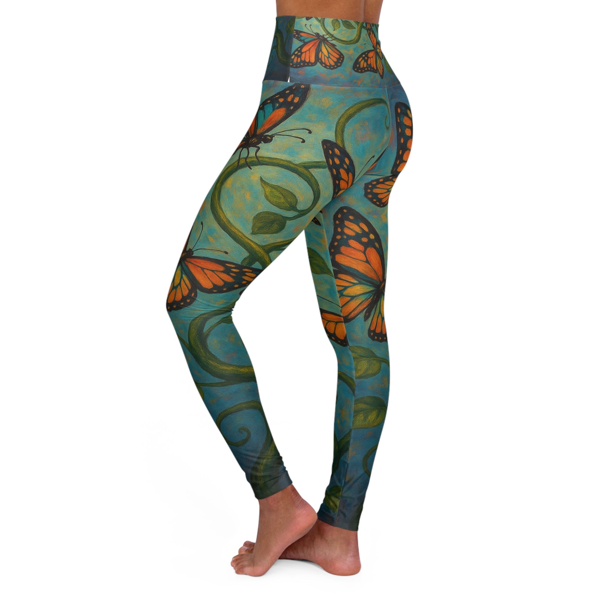 Butterfly High Waisted Leggings