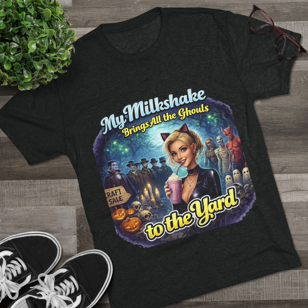 My Milkshake Brings All the Ghouls to the Yard Halloween Tee