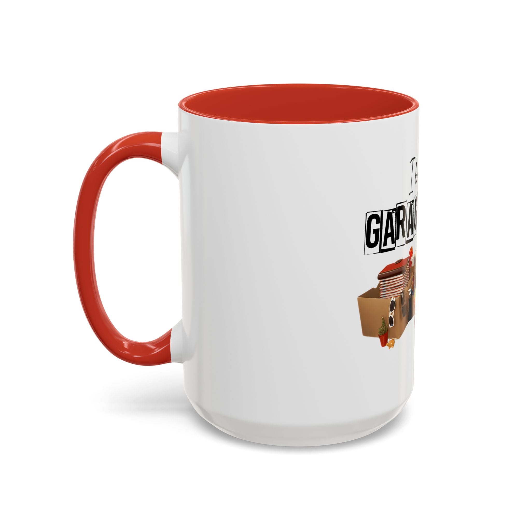 Garage & Yard Sale Coffee Mug — "I Brake for Garage & Yard Sales" Accent Mug