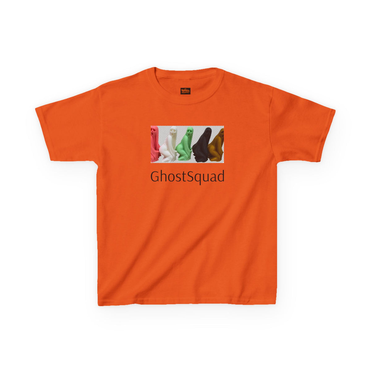 Kids GhostSquad T‑Shirt — Colorful Ghost Character Tee for Children