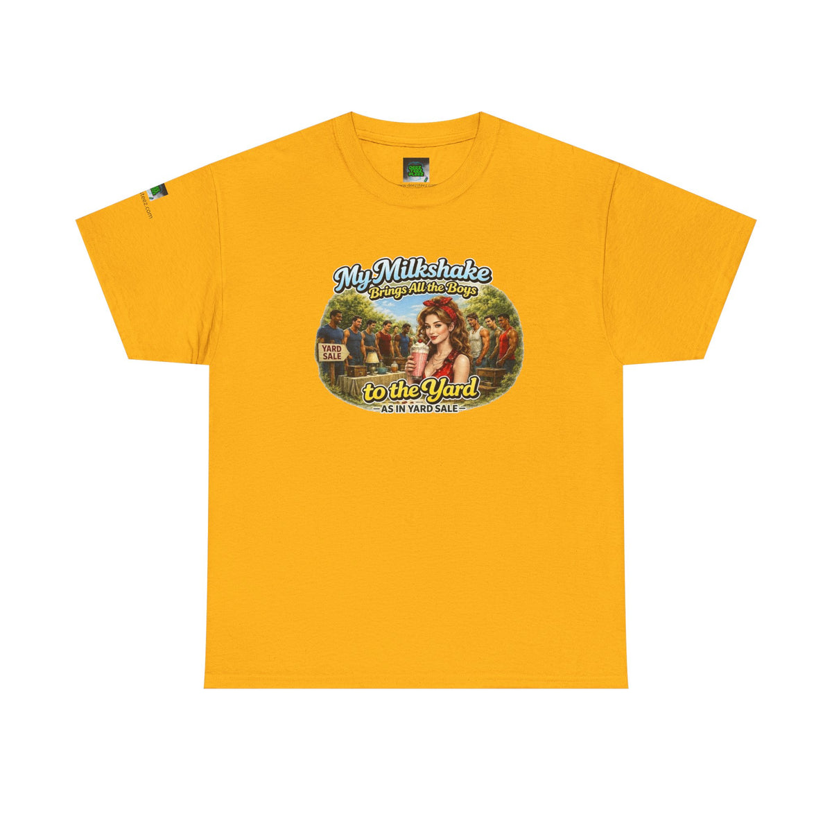 Vintage 'My Milkshake Brings All the Boys to the Yard' Graphic Tee