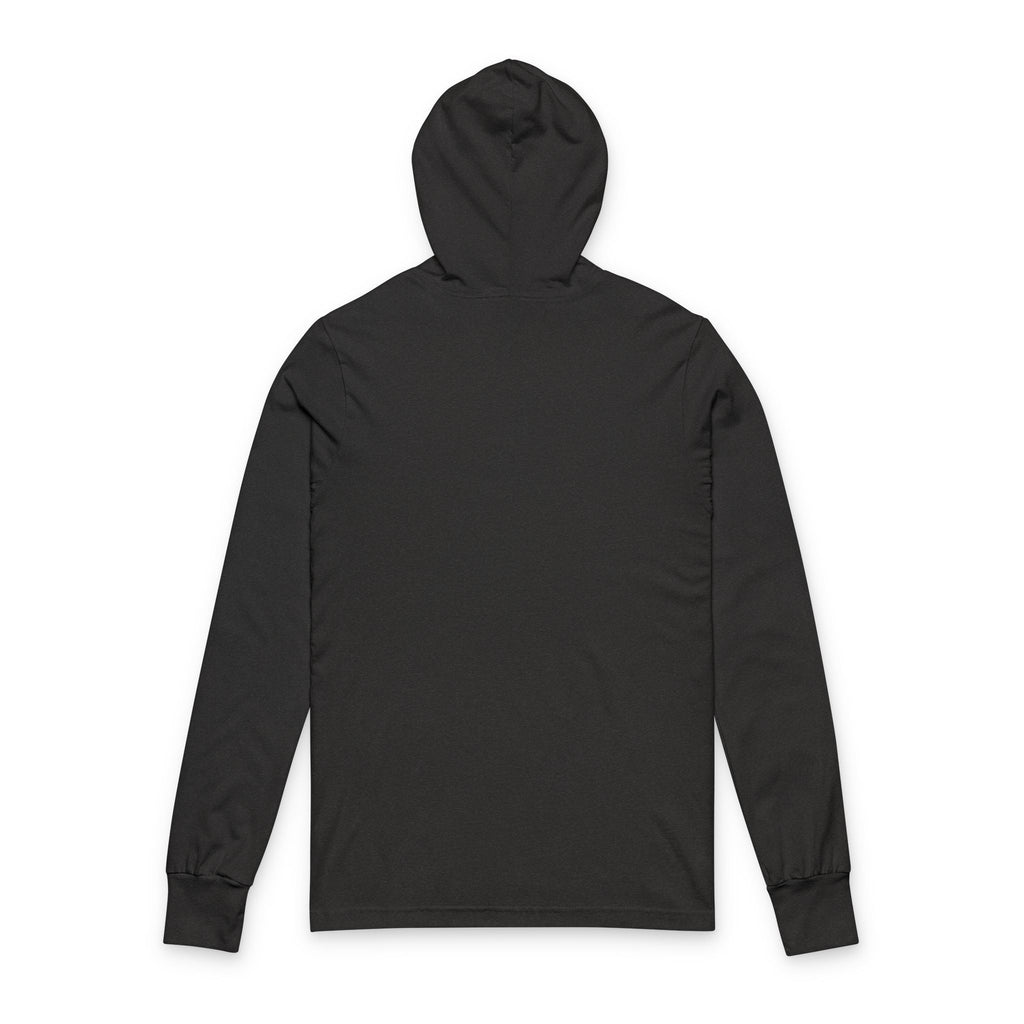 Nebula City Hooded Long Sleeve Tee — Painted Sky Cyberpunk Graphic