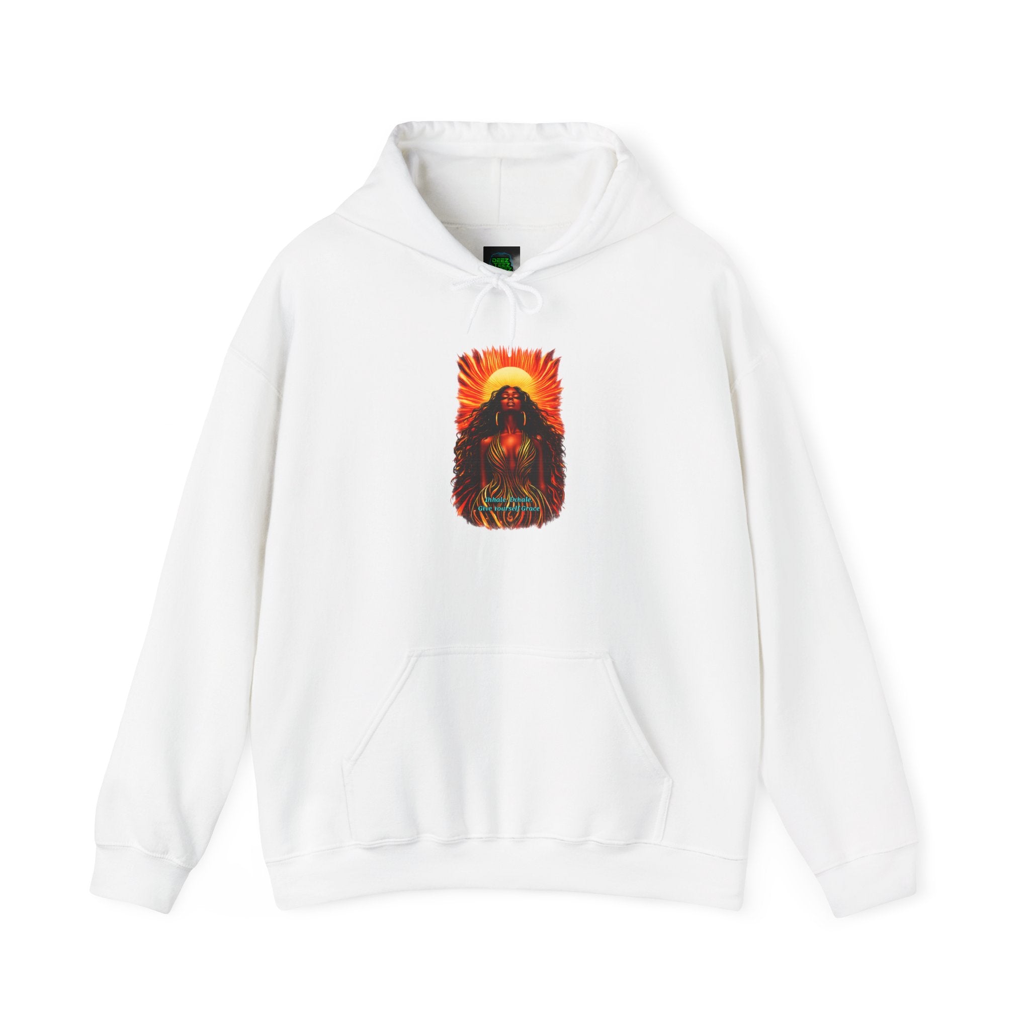 Human Spirit Hoodie — Sunset Tribal Grace Graphic Sweatshirt
