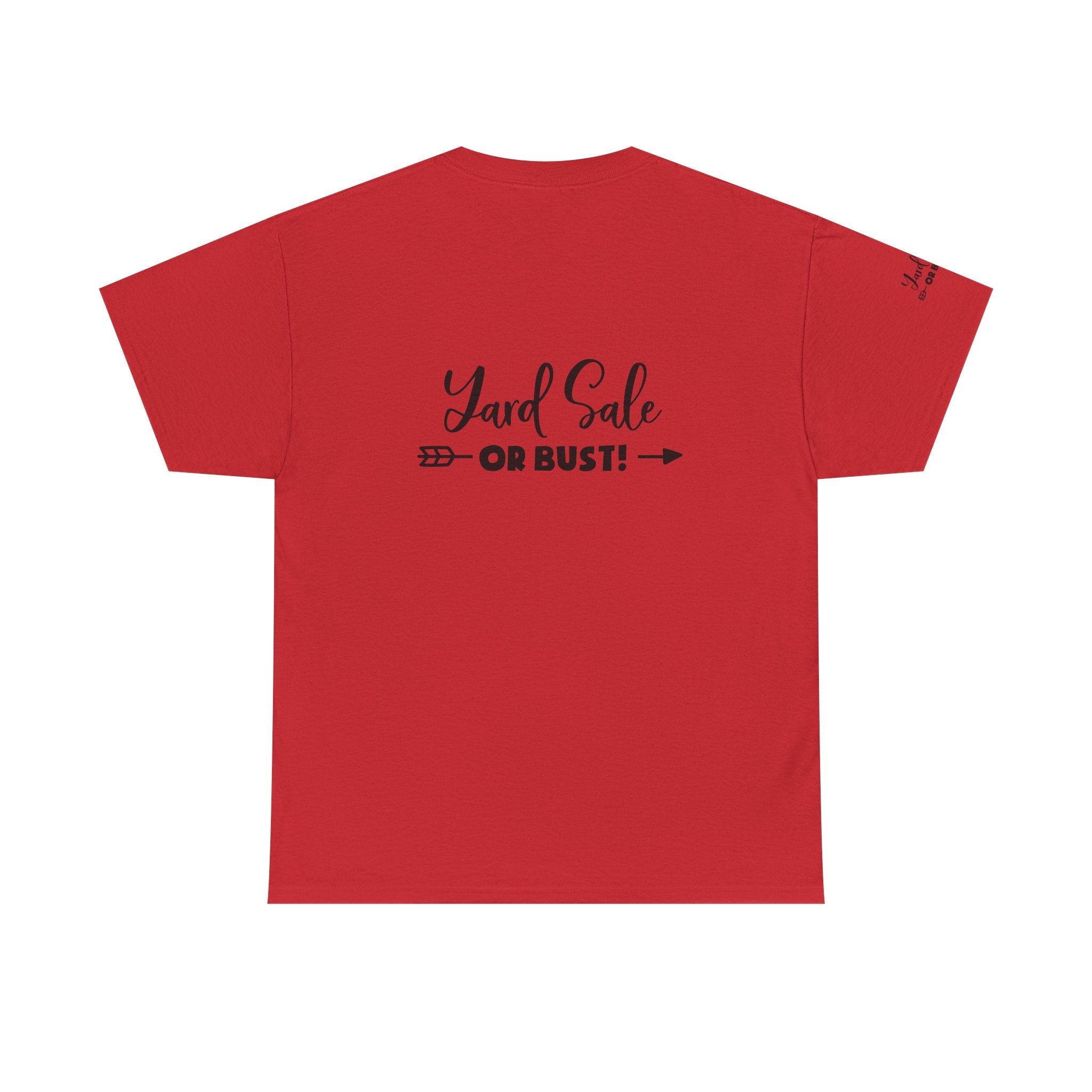 Unisex Heavy Cotton Tee Yard Sales OLD STUFF/ New Treasure