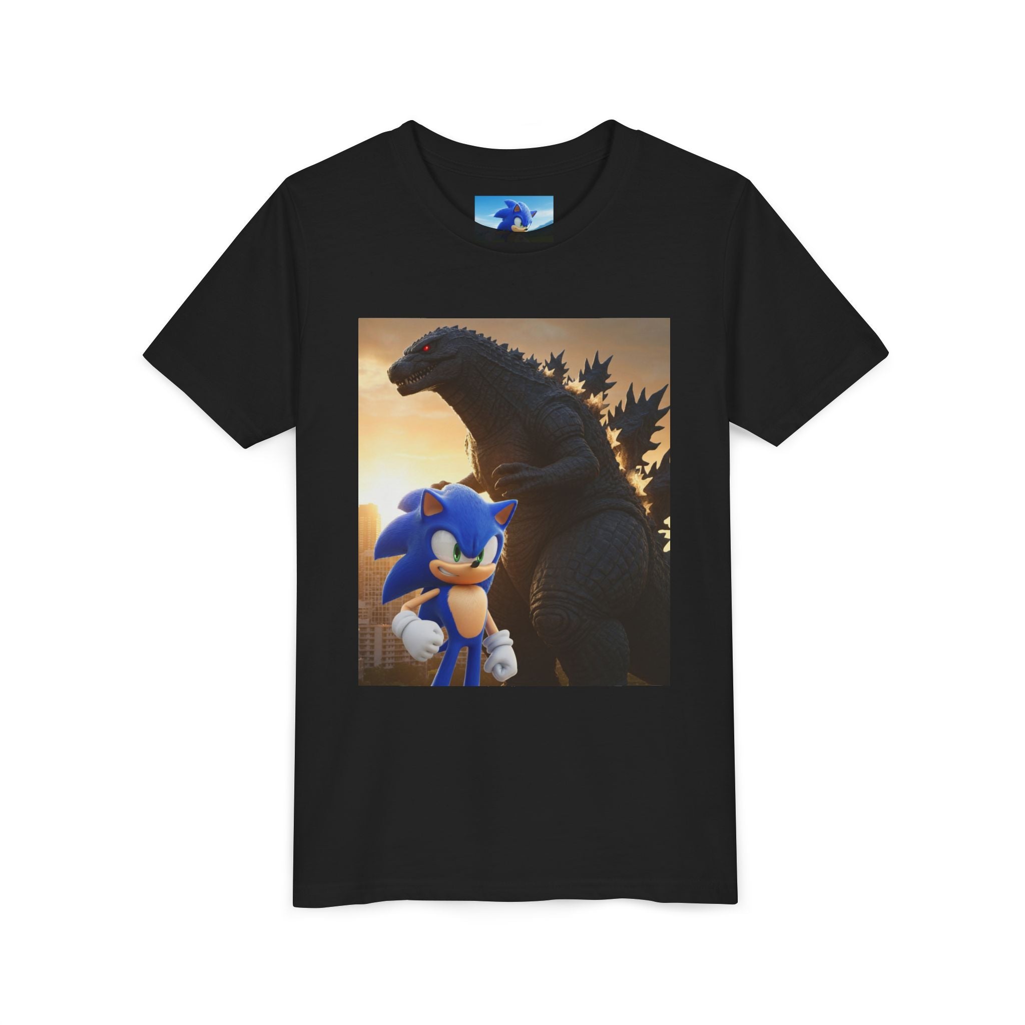 Youth Tee — Sonic & Mario vs. Monsters Movie Mashup